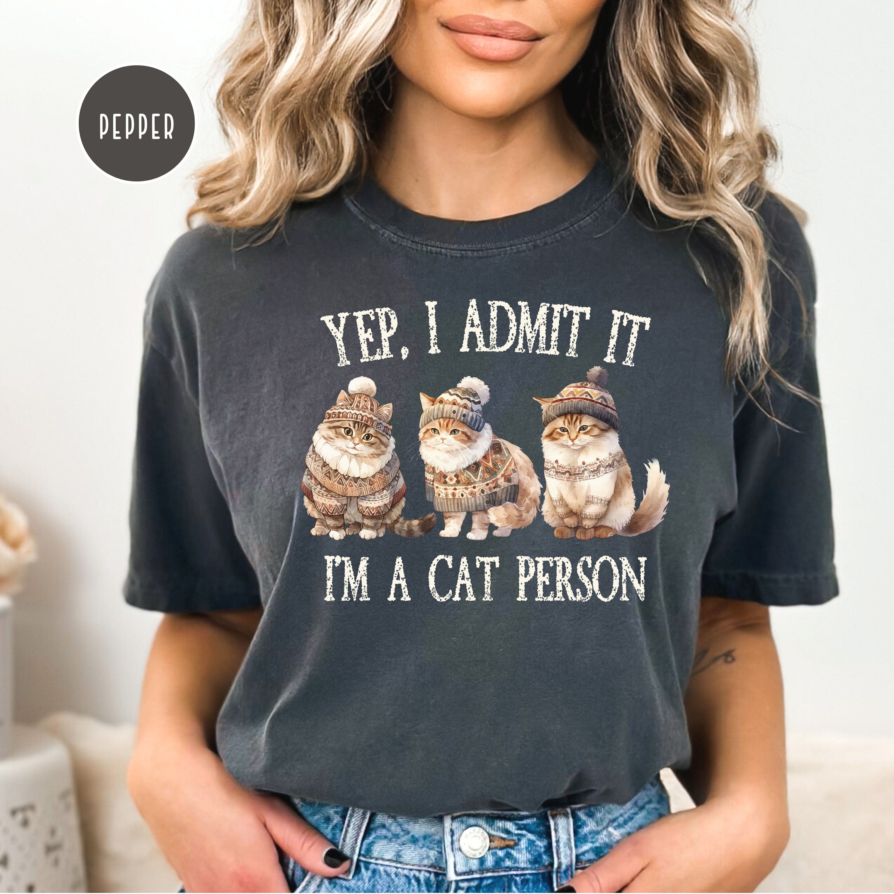 Funny Cat Person Comfort Colors® Tee