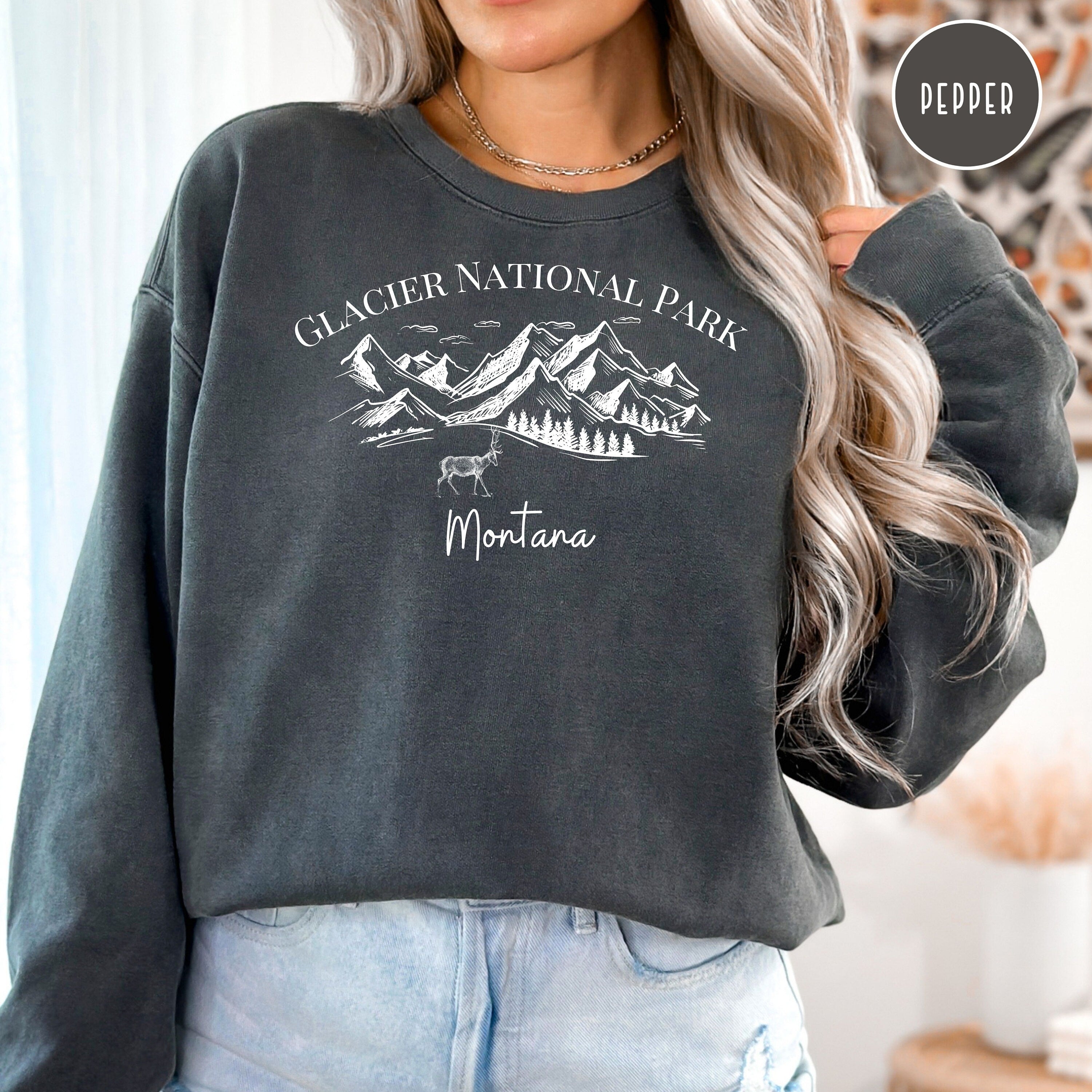 Glacier National Park Comfort Colors® Sweatshirt