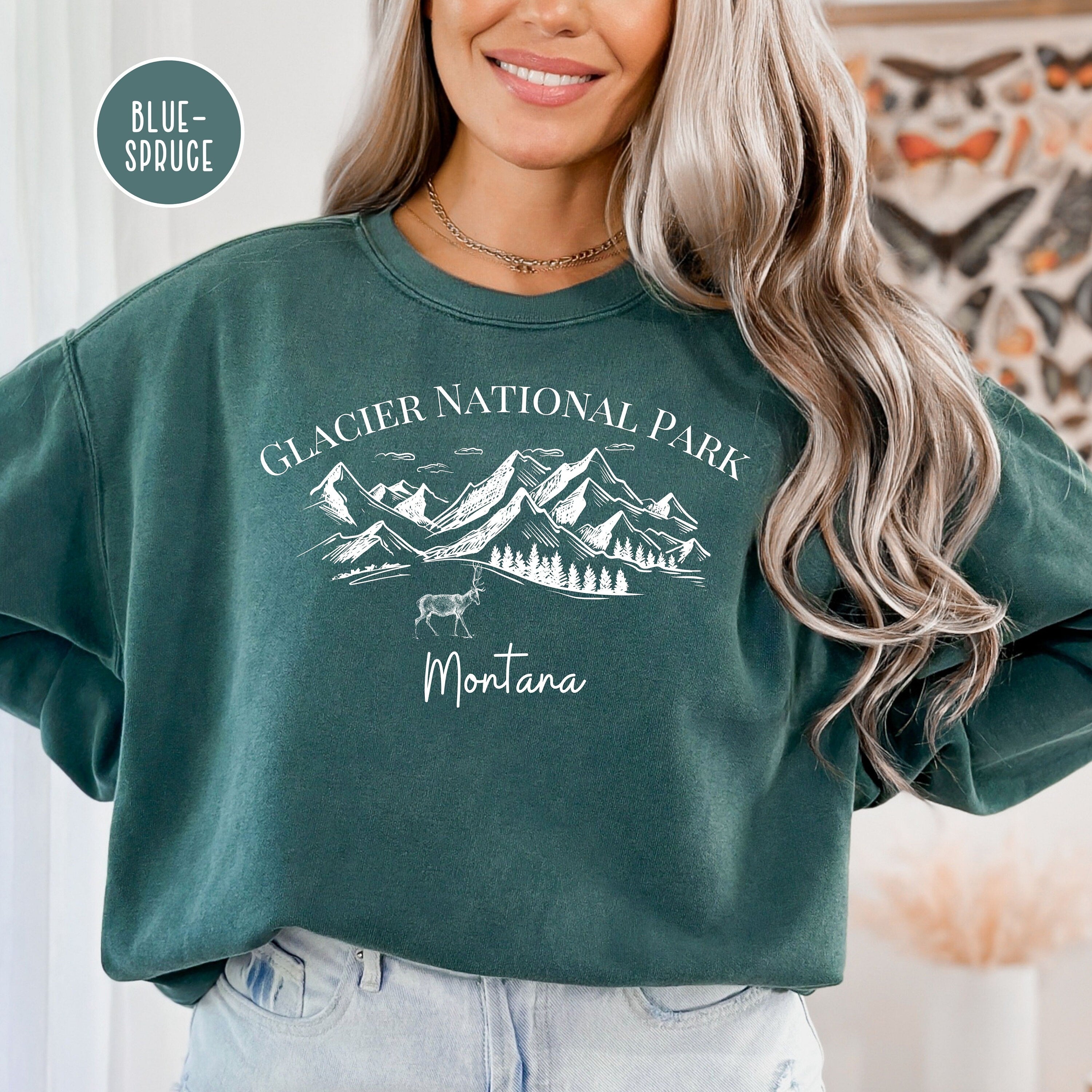 Glacier National Park Comfort Colors® Sweatshirt