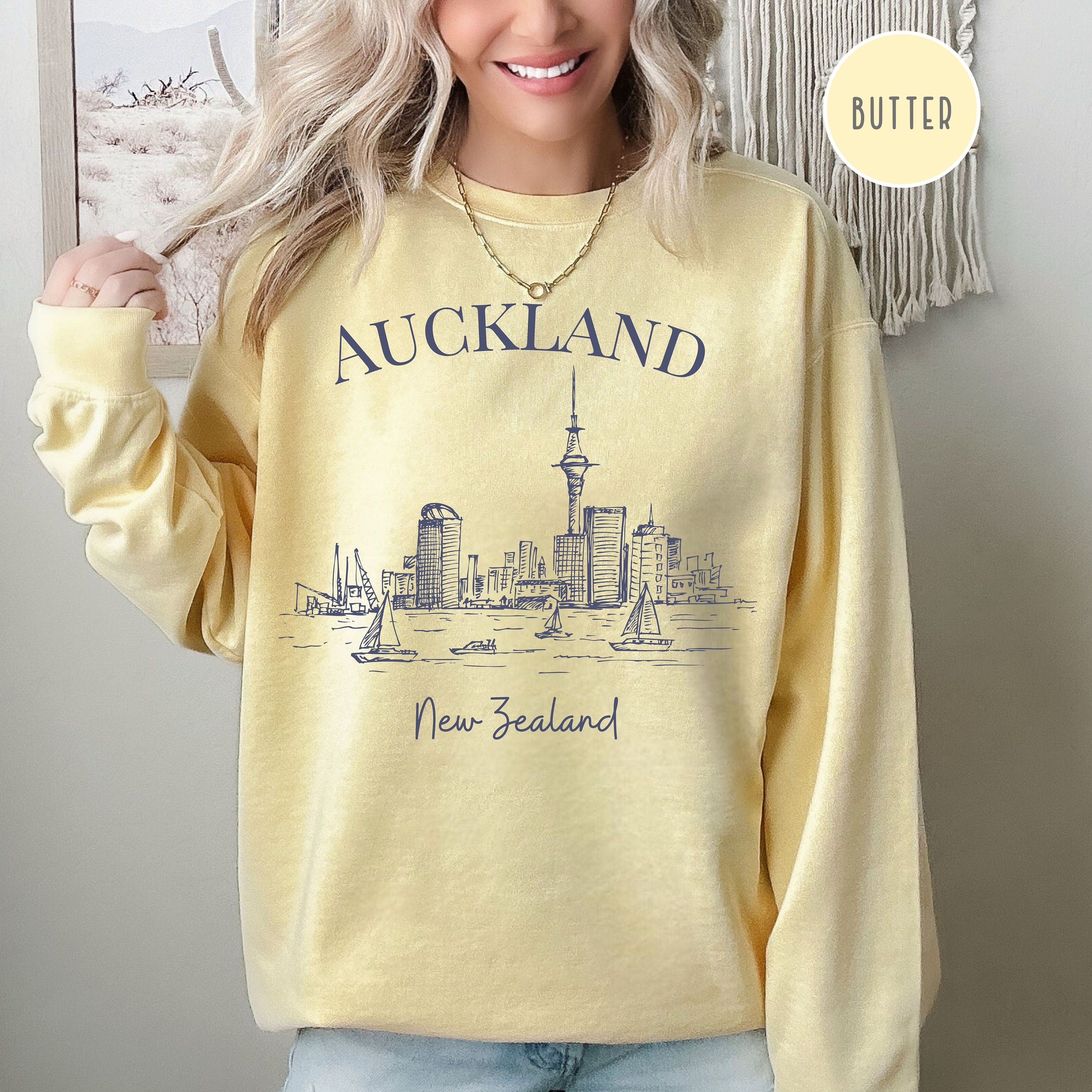 Auckland New Zealand Comfort Colors Sweatshirt