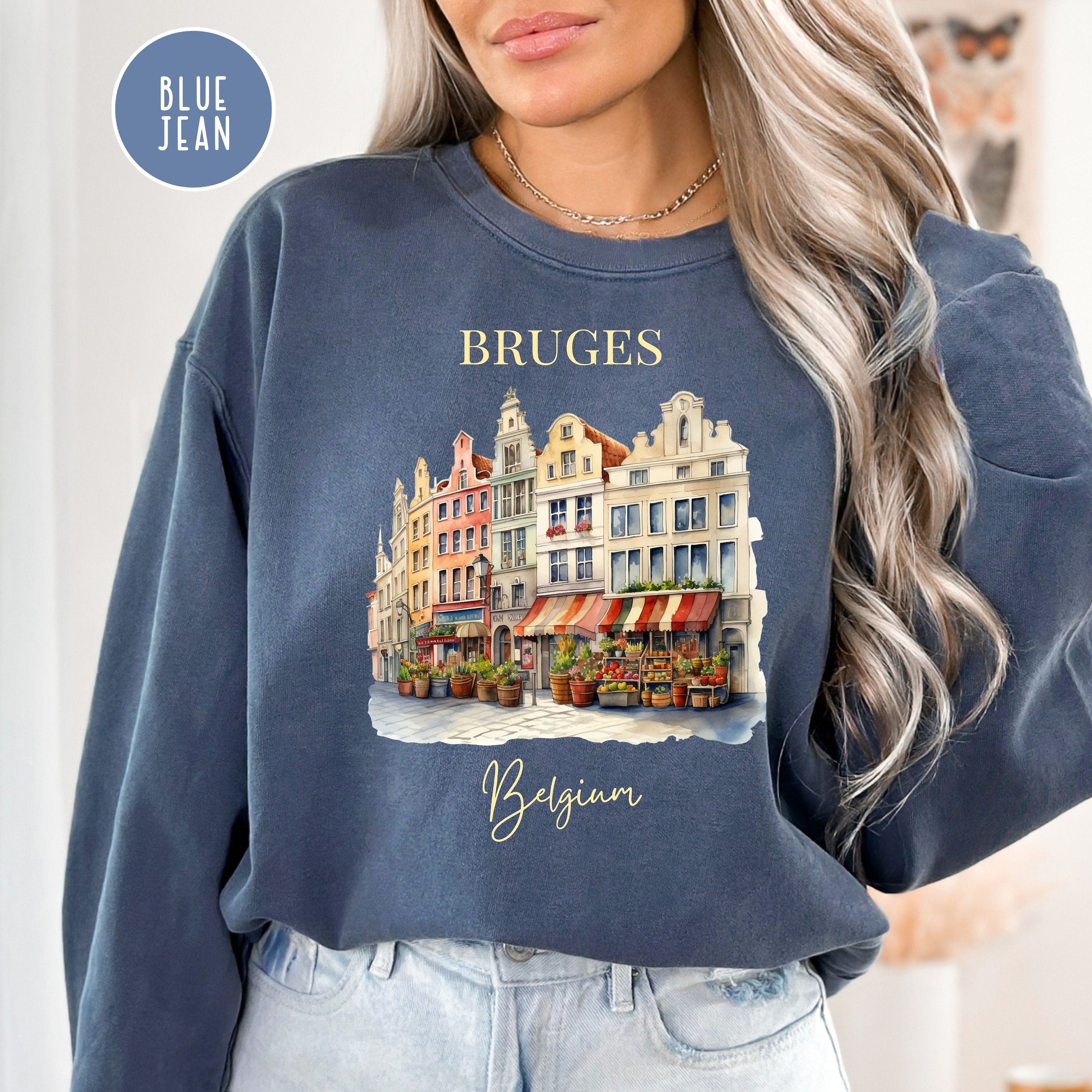 Bruges Belgium Comfort Colors® Sweatshirt