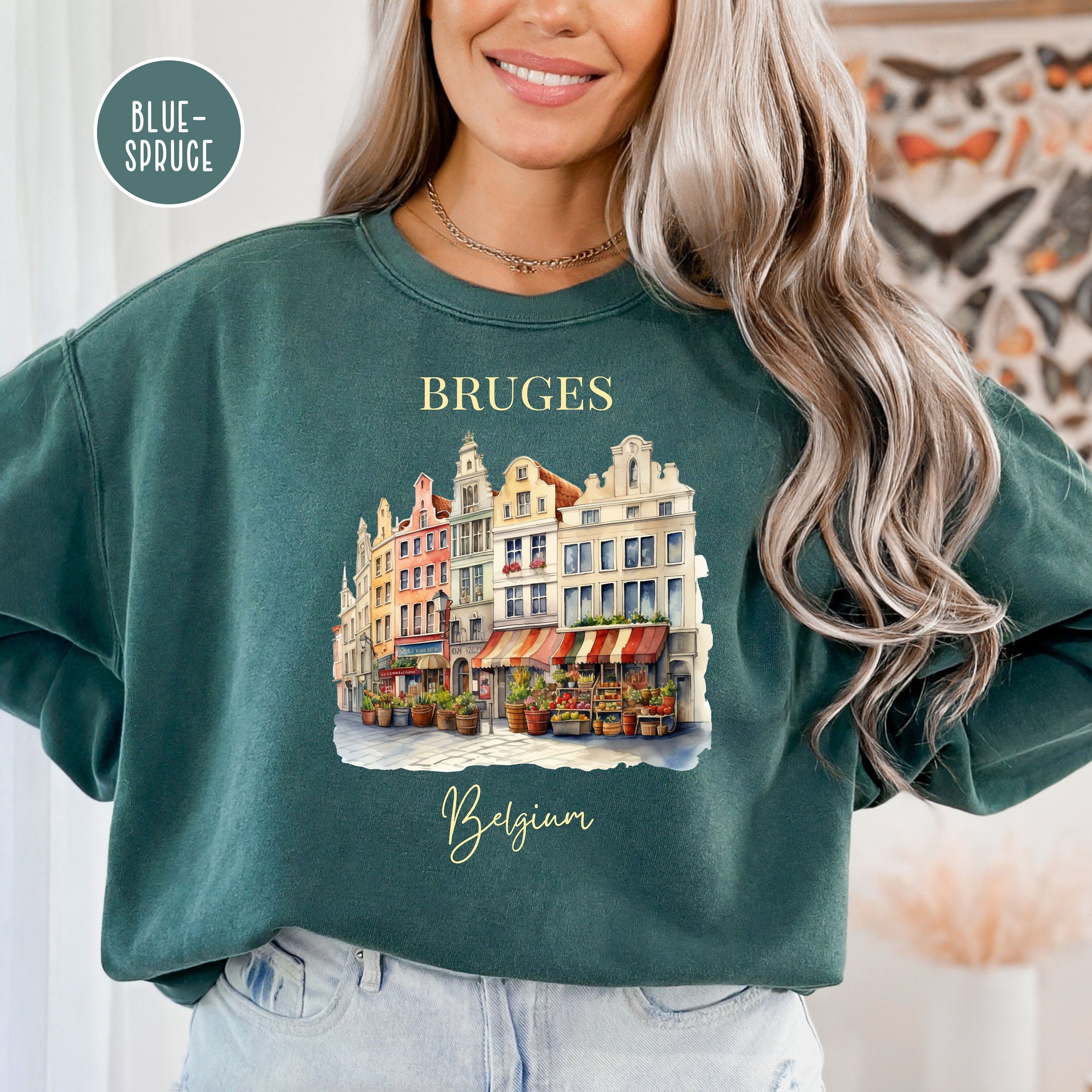 Bruges Belgium Comfort Colors® Sweatshirt