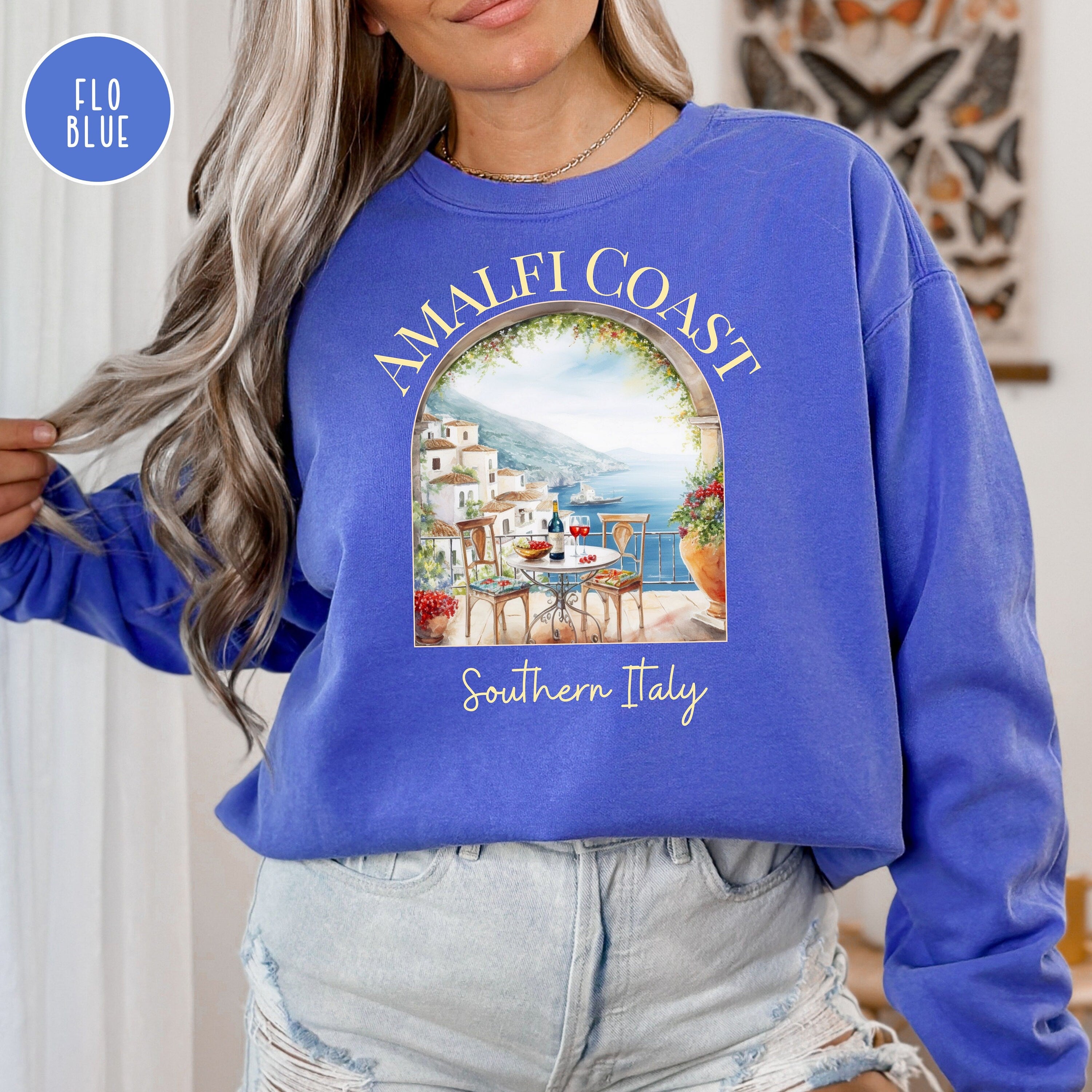 Amalfi Coast Southern Italy Comfort Colors® Sweatshirt