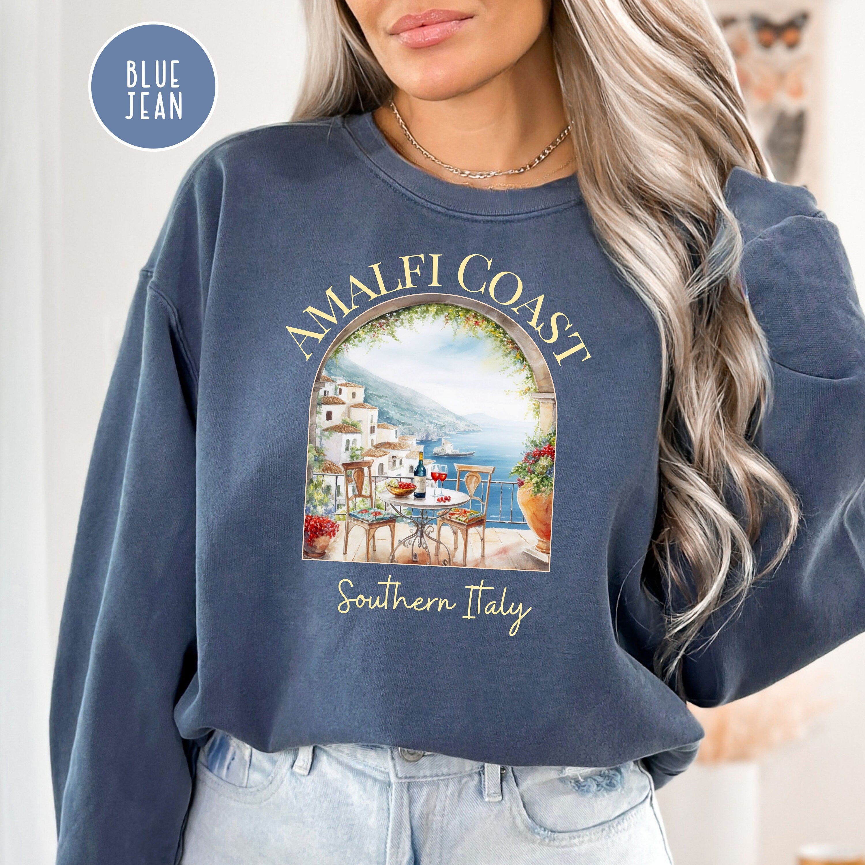 Amalfi Coast Southern Italy Comfort Colors® Sweatshirt