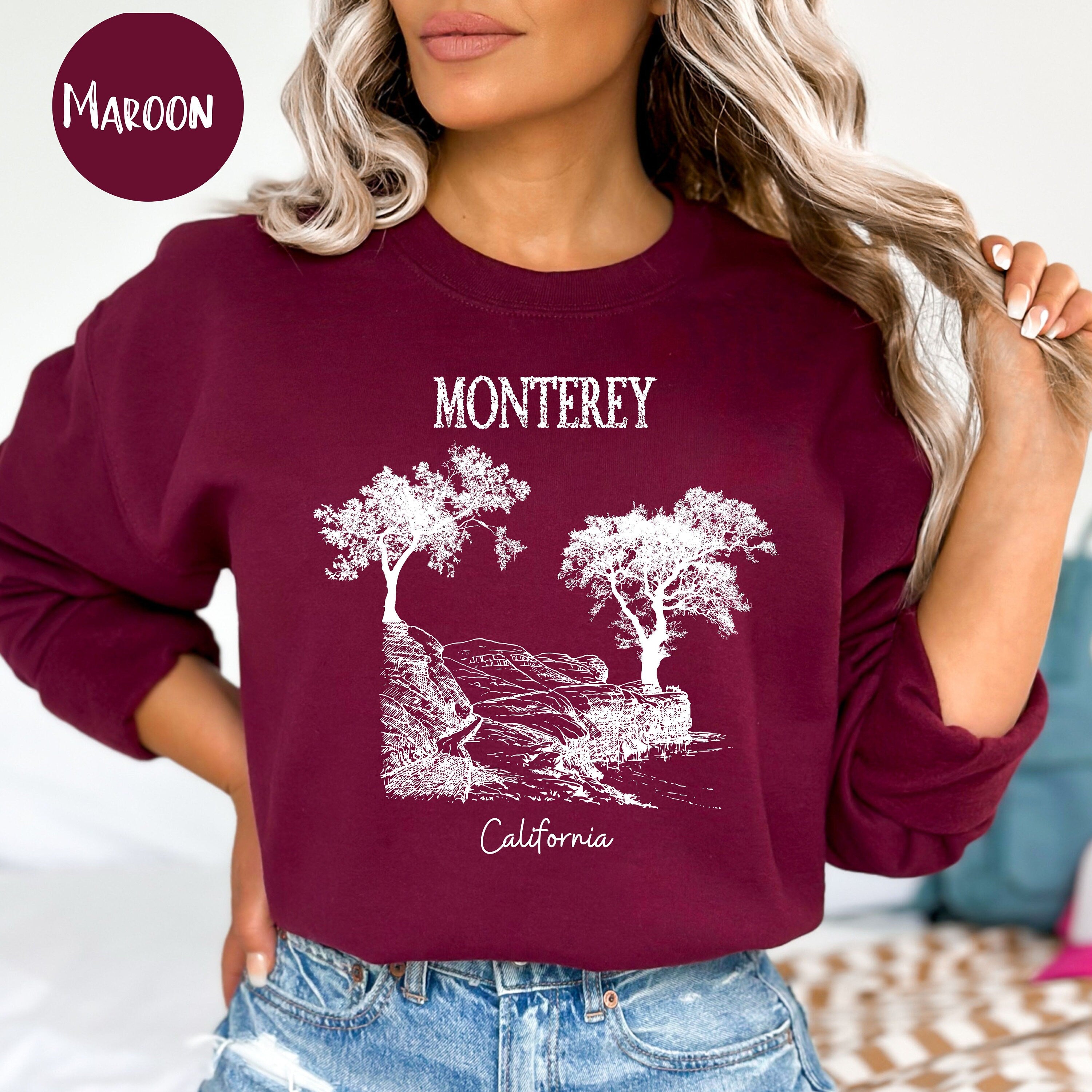 Monterey California Grunge Style Sweatshirt