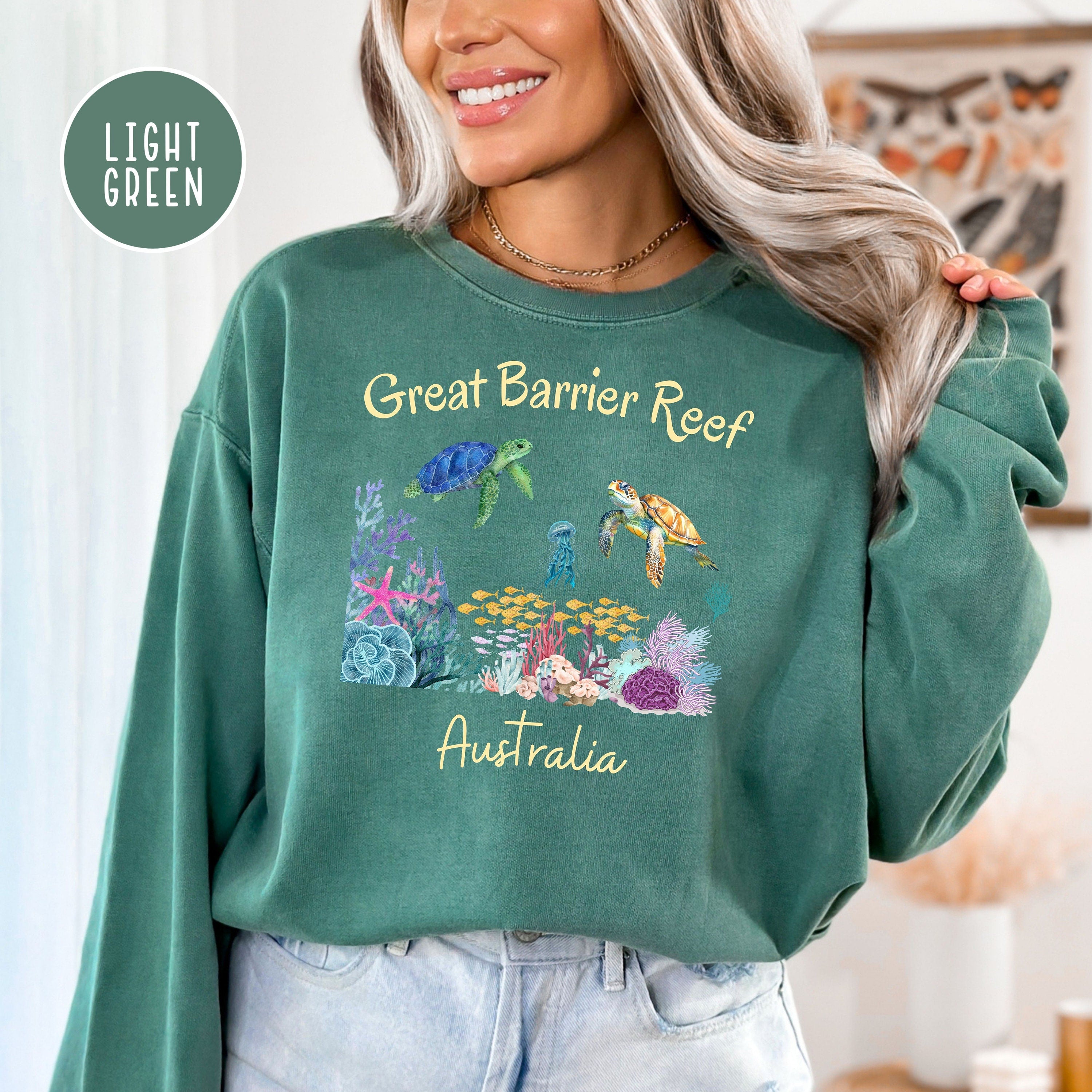 Great Barrier Reef Australia Comfort Colors® Sweatshirt