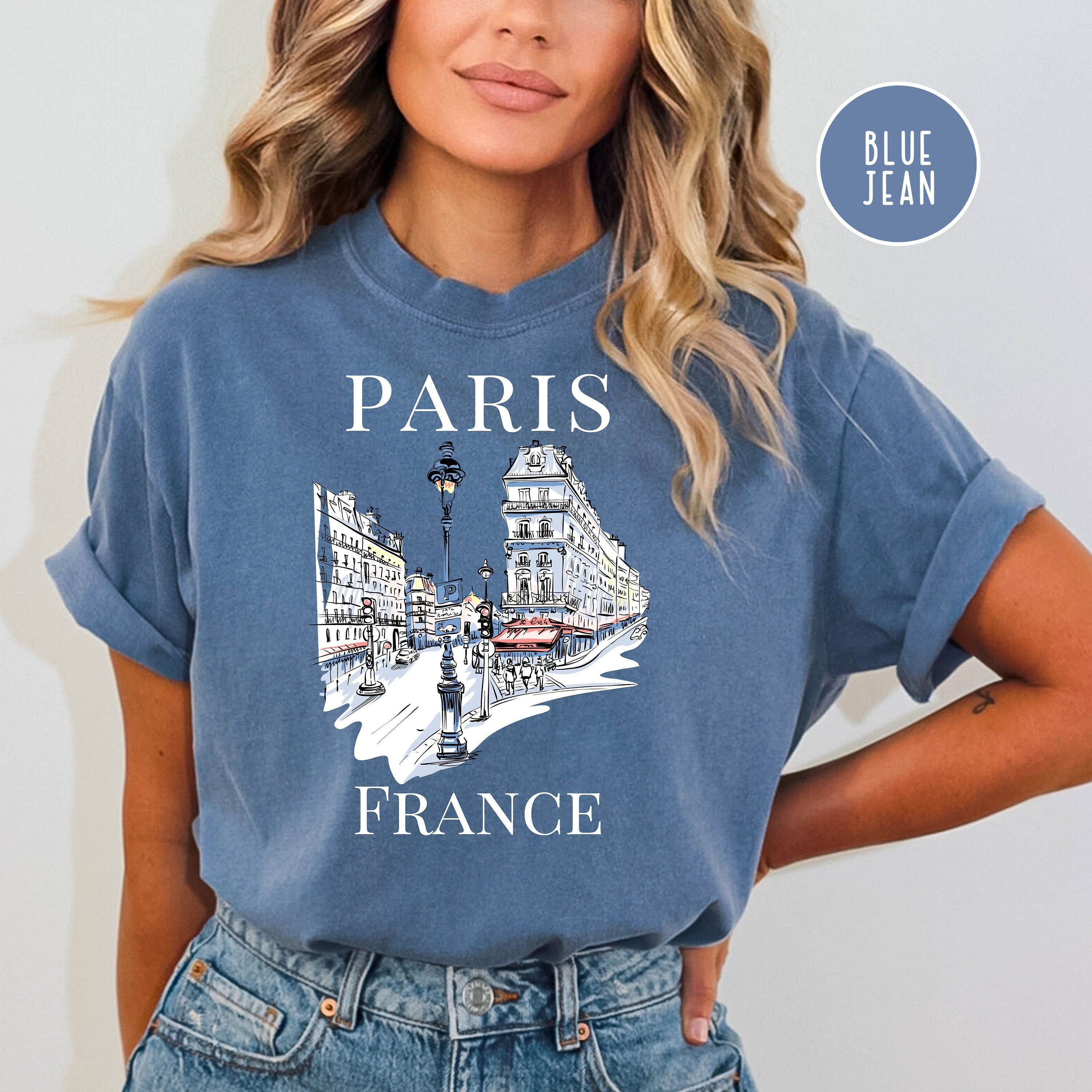 Paris France Comfort Colors® Tee