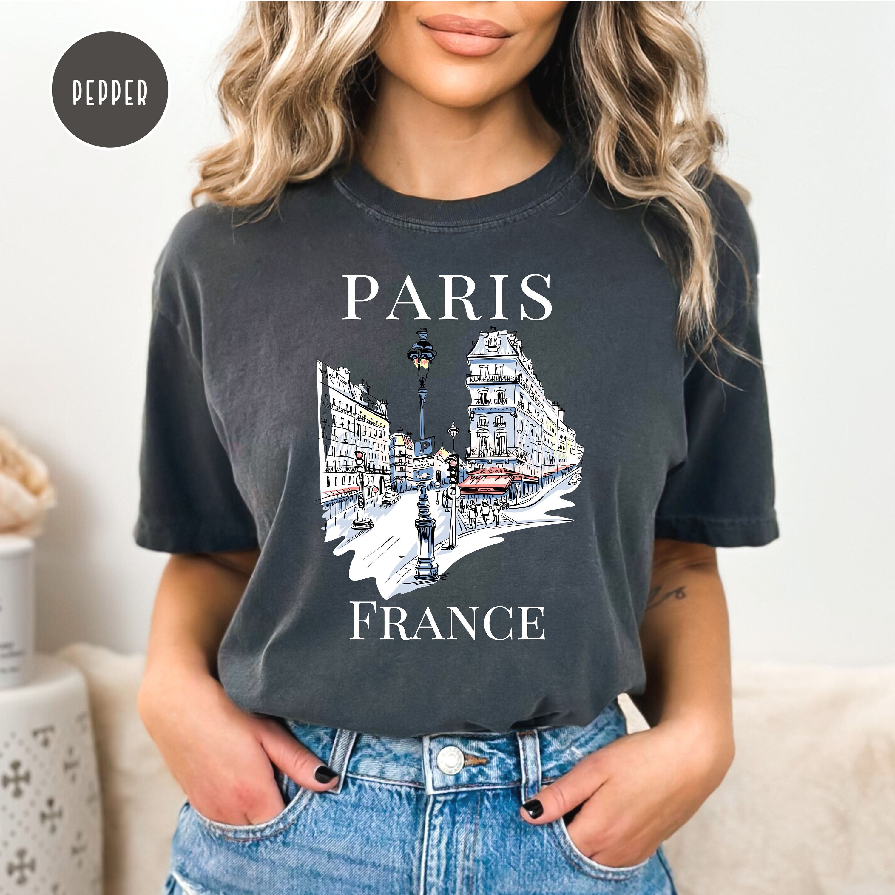 Paris France Comfort Colors® Tee