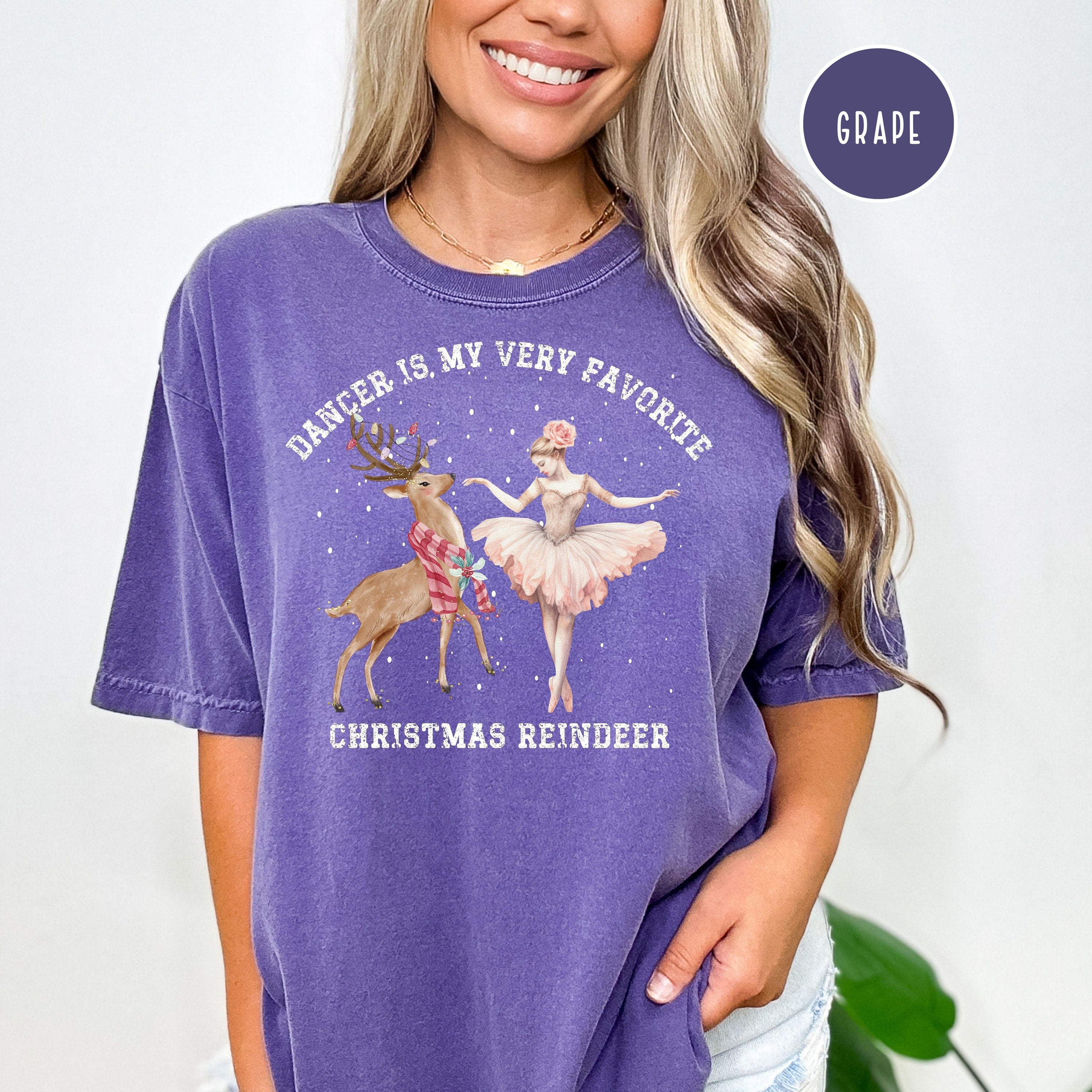 Christmas Dancer Reindeer Comfort Colors® Tee