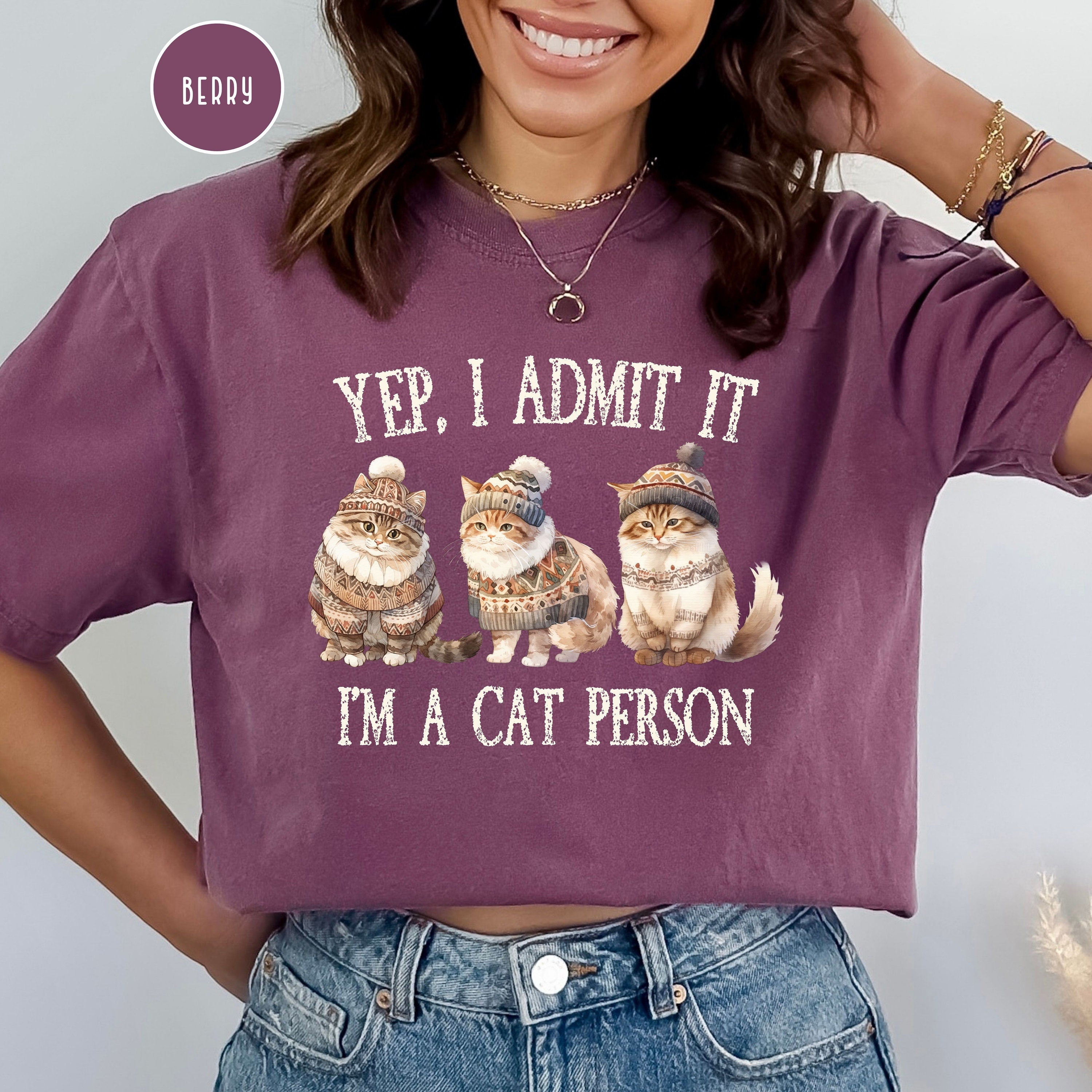 Funny Cat Person Comfort Colors® Tee