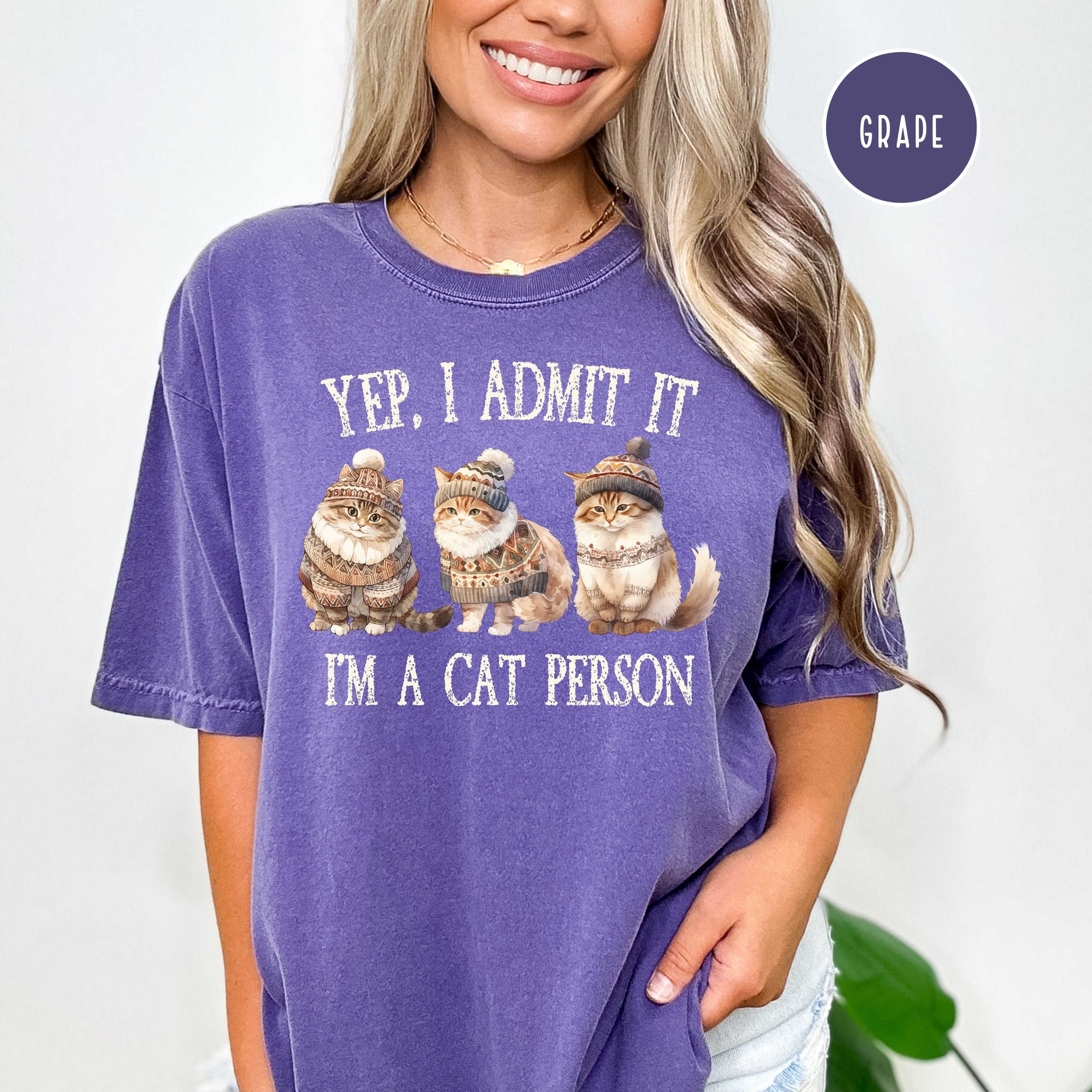 Funny Cat Person Comfort Colors® Tee