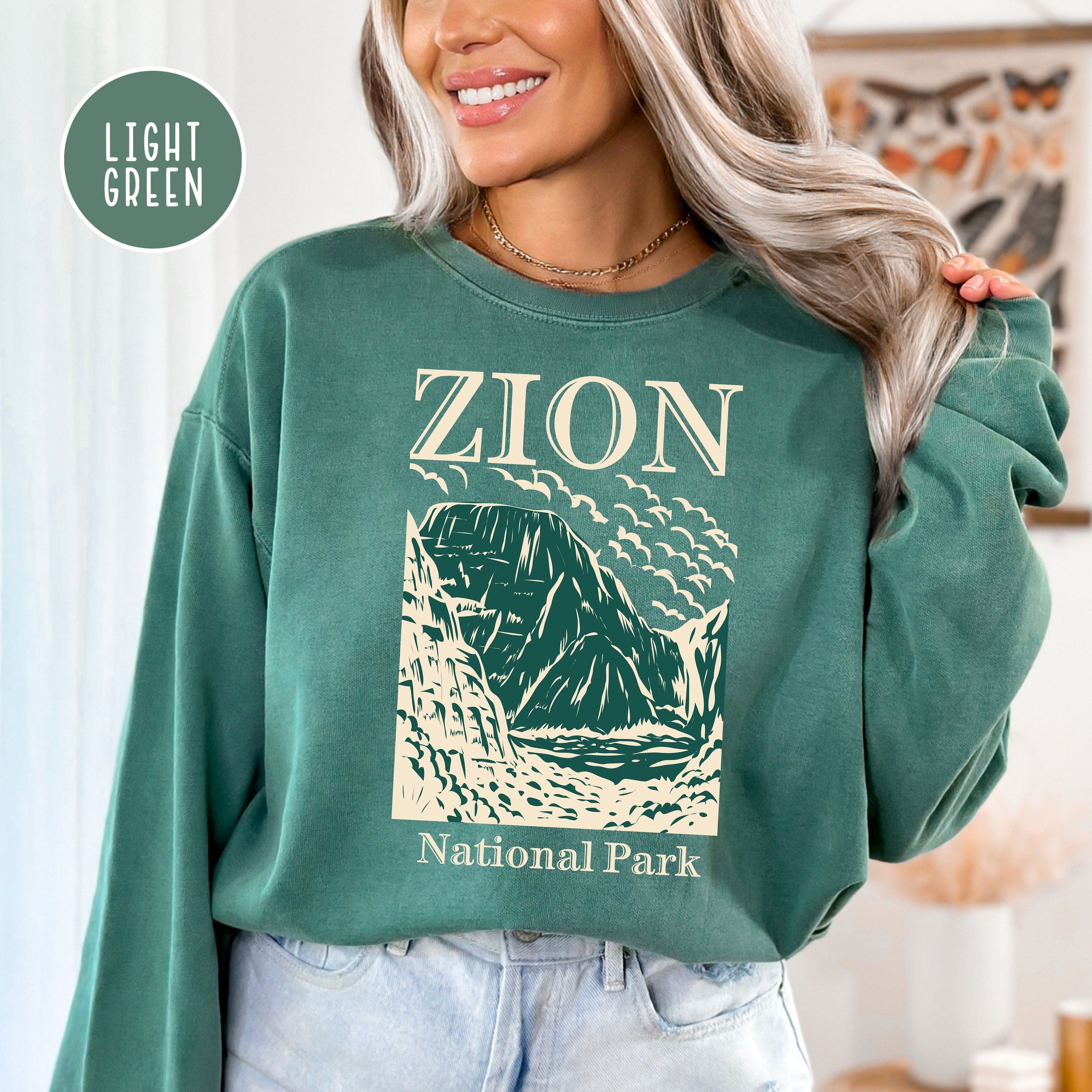 Zion National Park Utah Comfort Colors® Sweatshirt