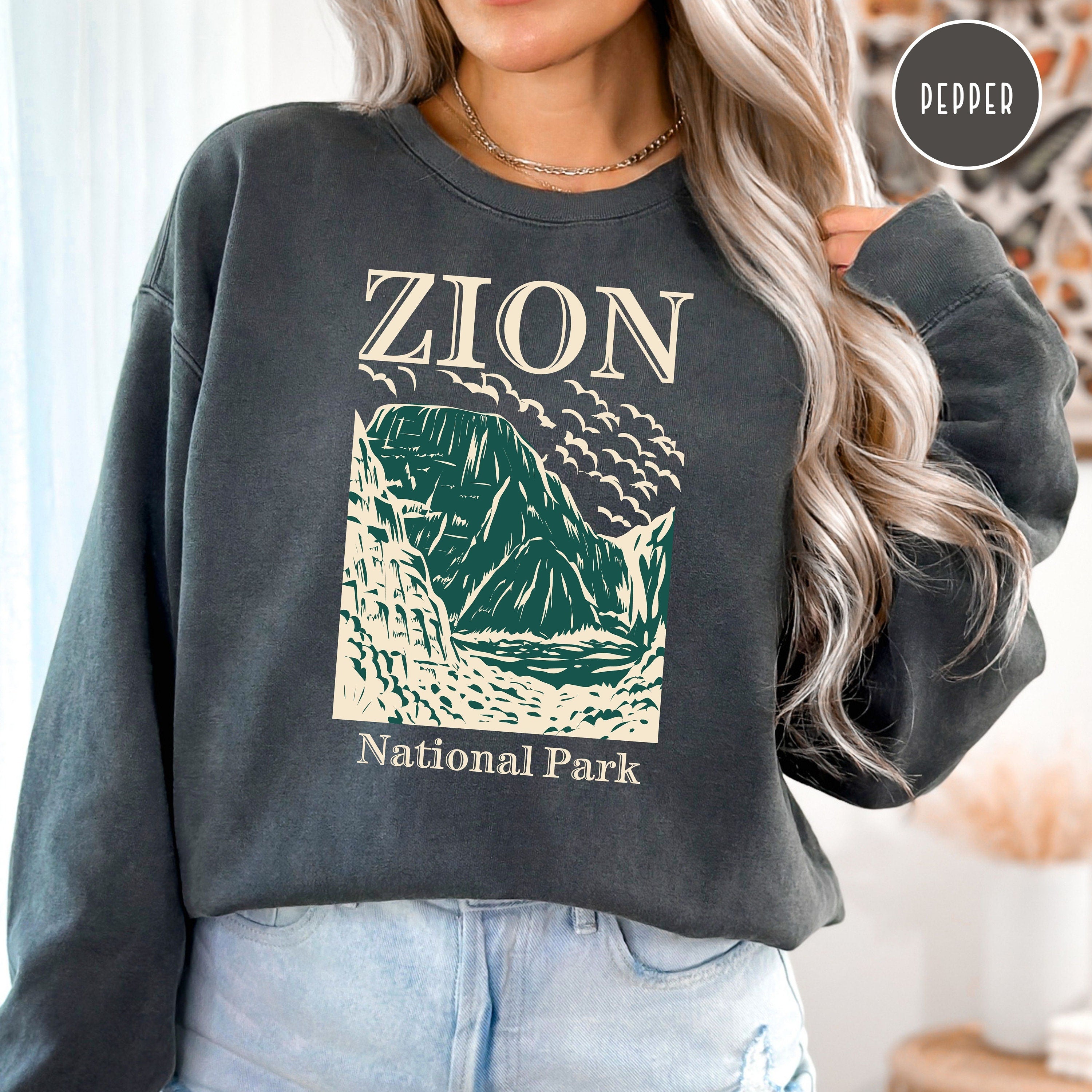 Zion National Park Utah Comfort Colors® Sweatshirt