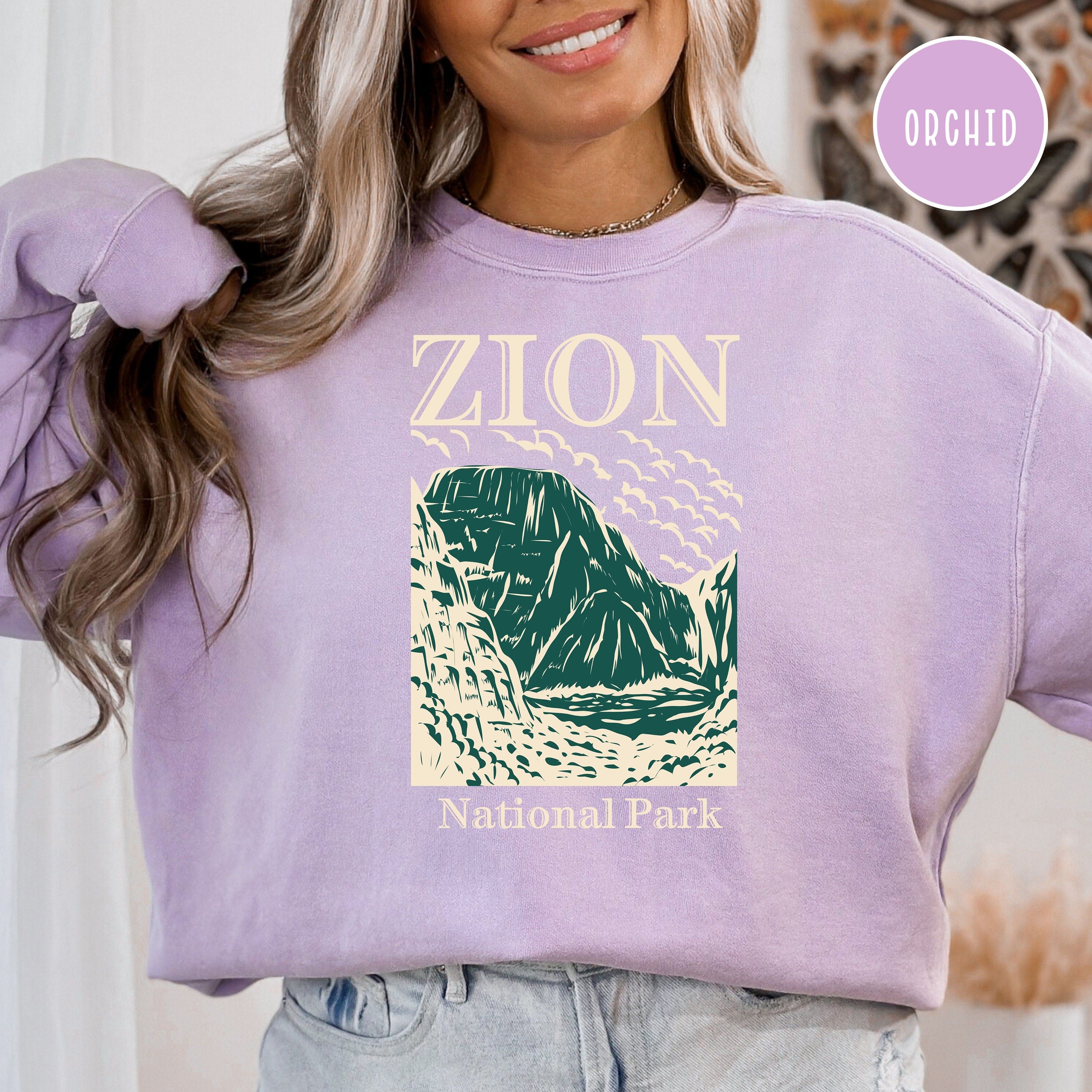 Zion National Park Utah Comfort Colors® Sweatshirt