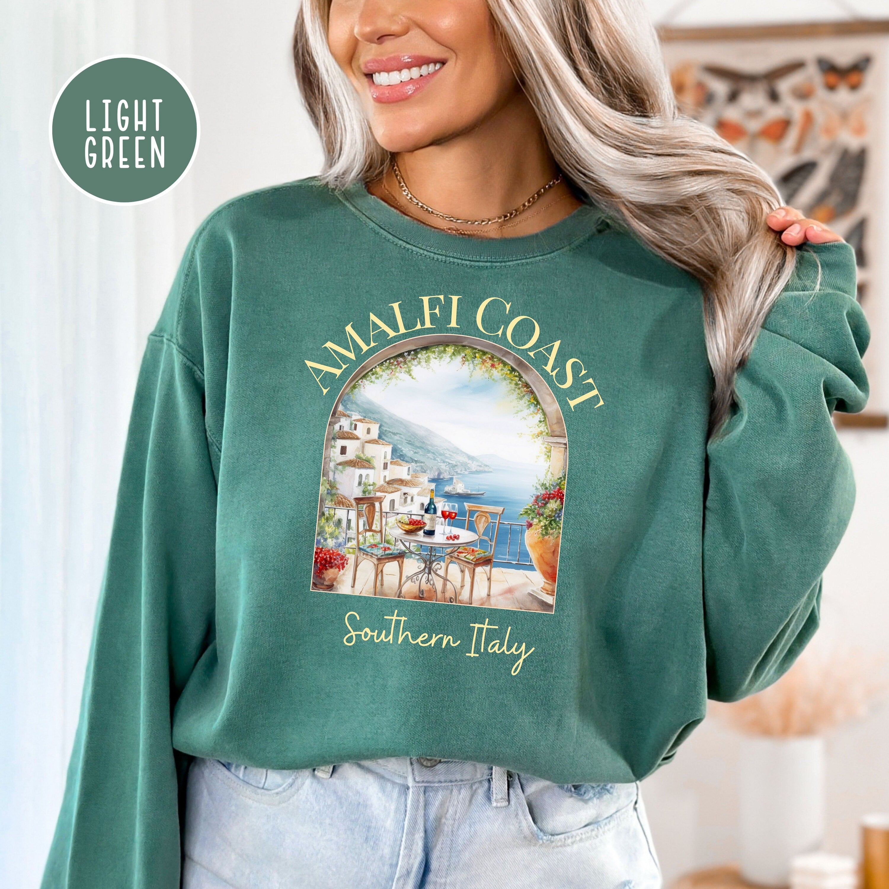 Amalfi Coast Southern Italy Comfort Colors® Sweatshirt