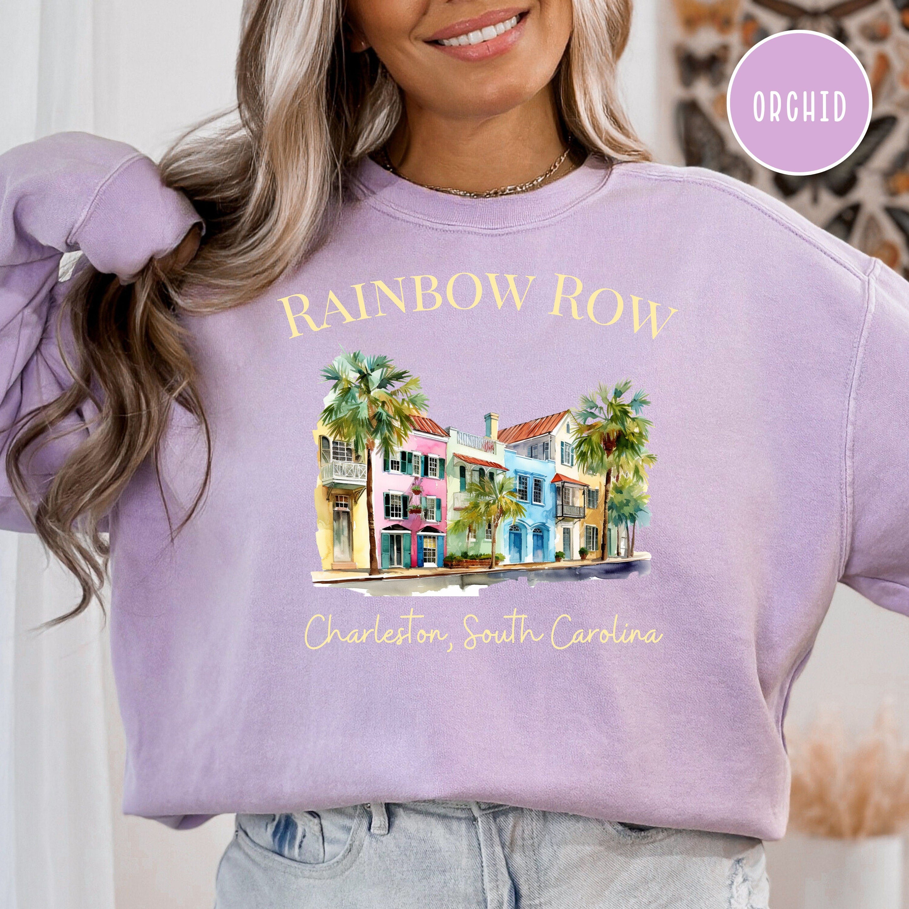 Rainbow Row Charleston South Carolina Comfort Colors® Sweatshirt