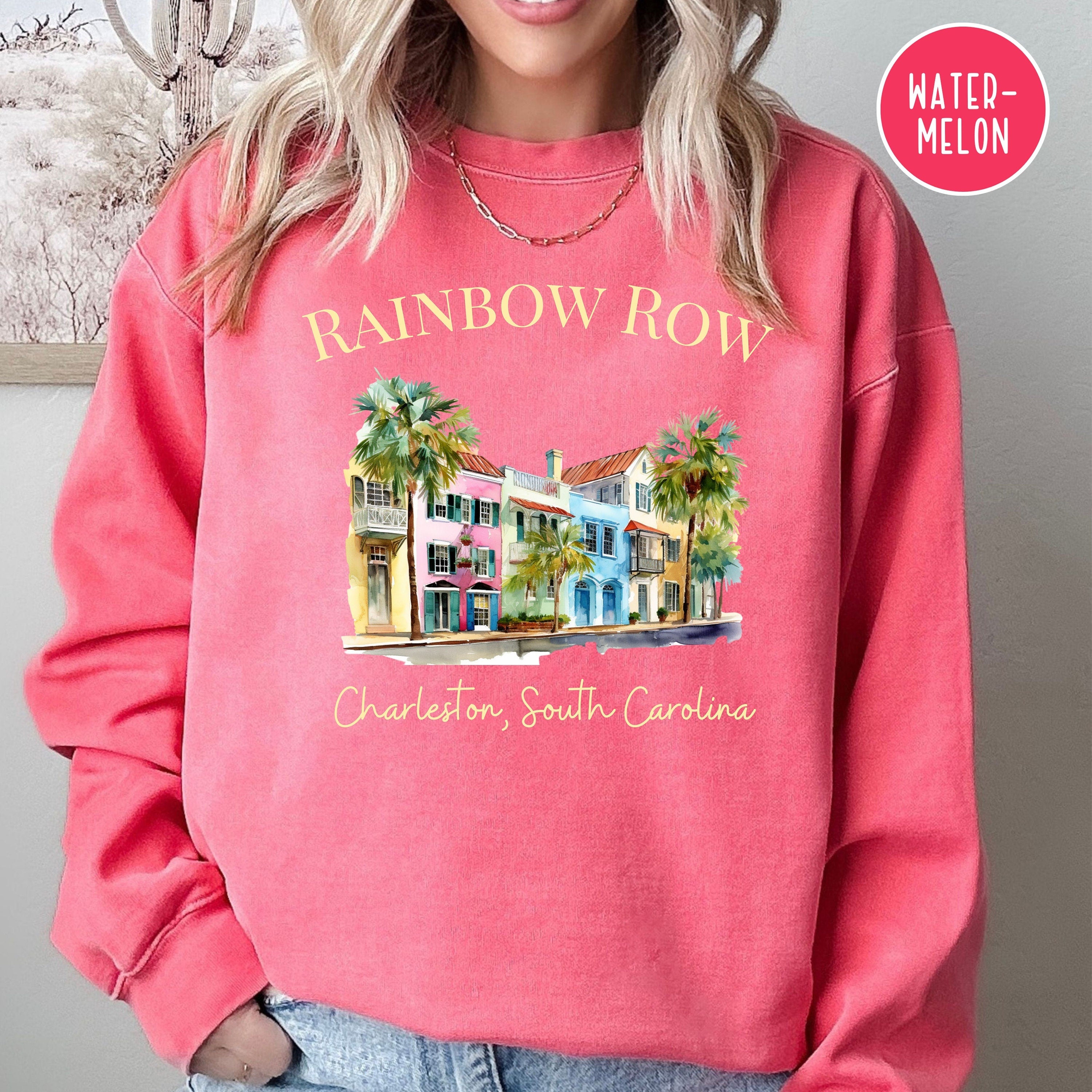 Rainbow Row Charleston South Carolina Comfort Colors® Sweatshirt