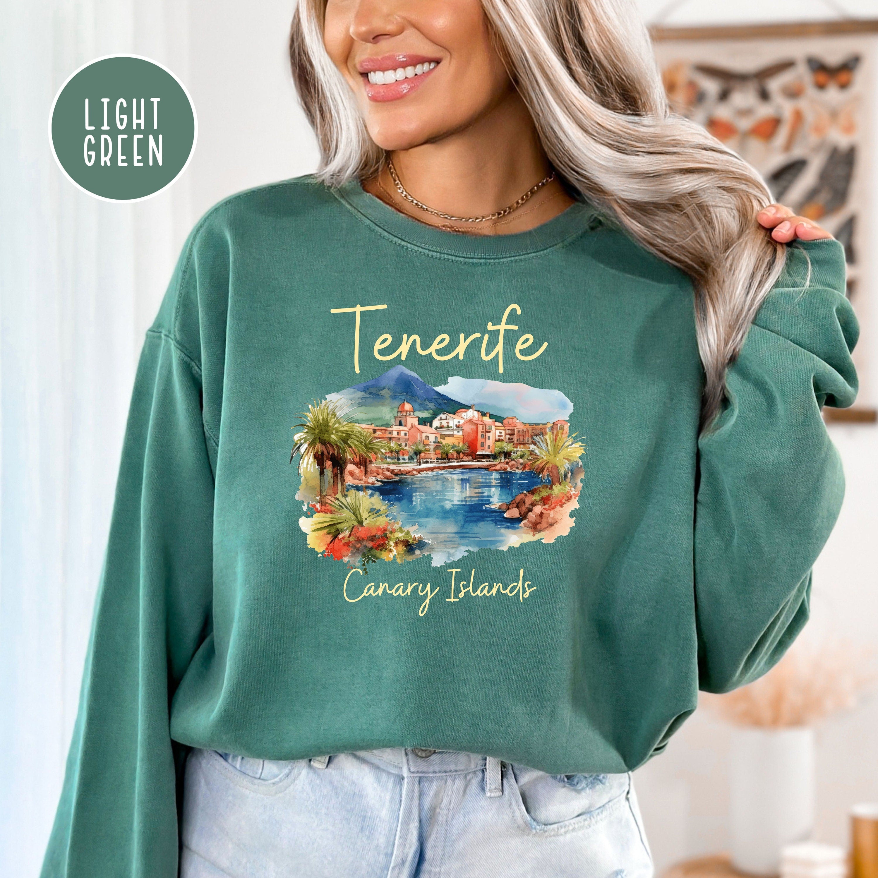 Tenerife Canary Islands Comfort Colors® Sweatshirt