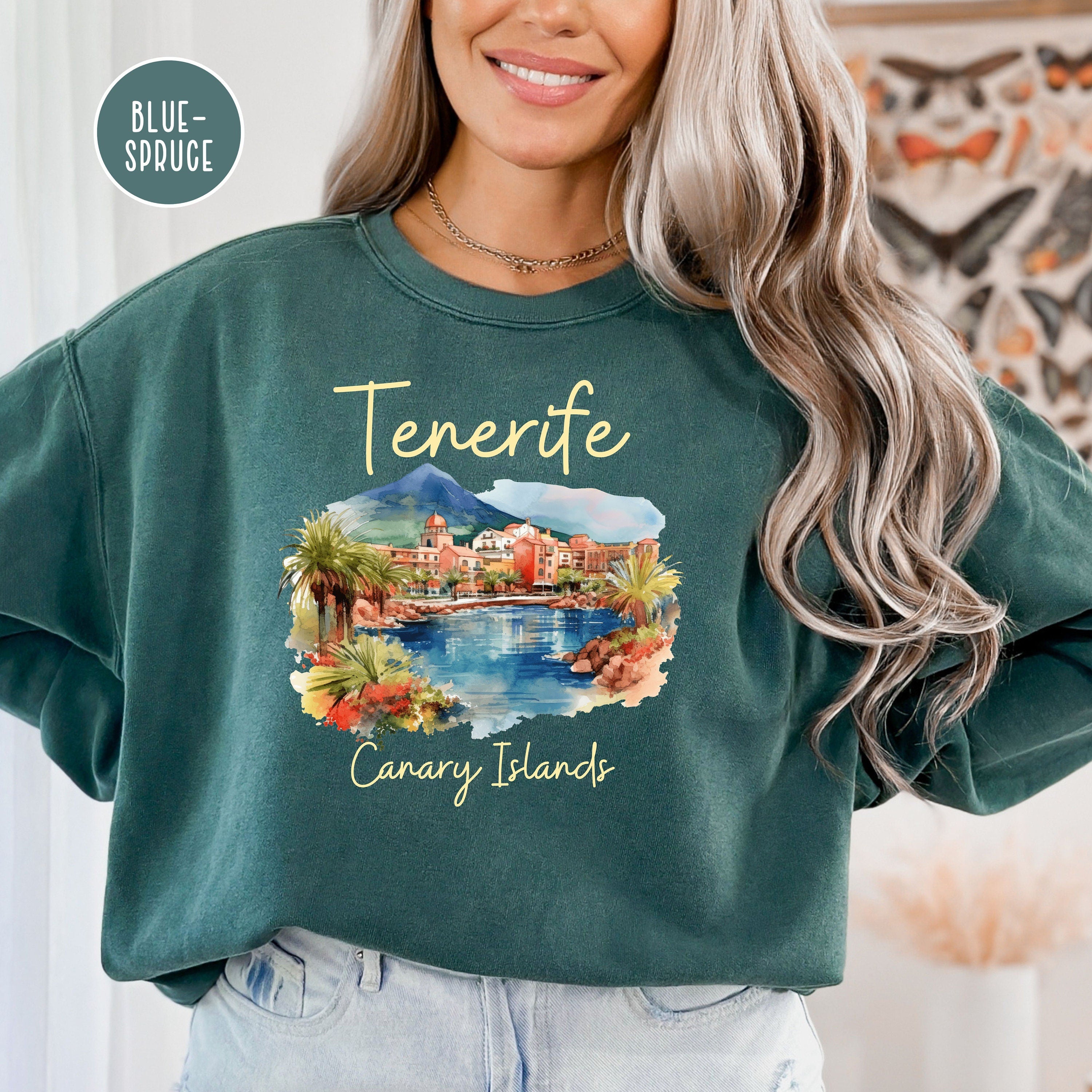 Tenerife Canary Islands Comfort Colors® Sweatshirt