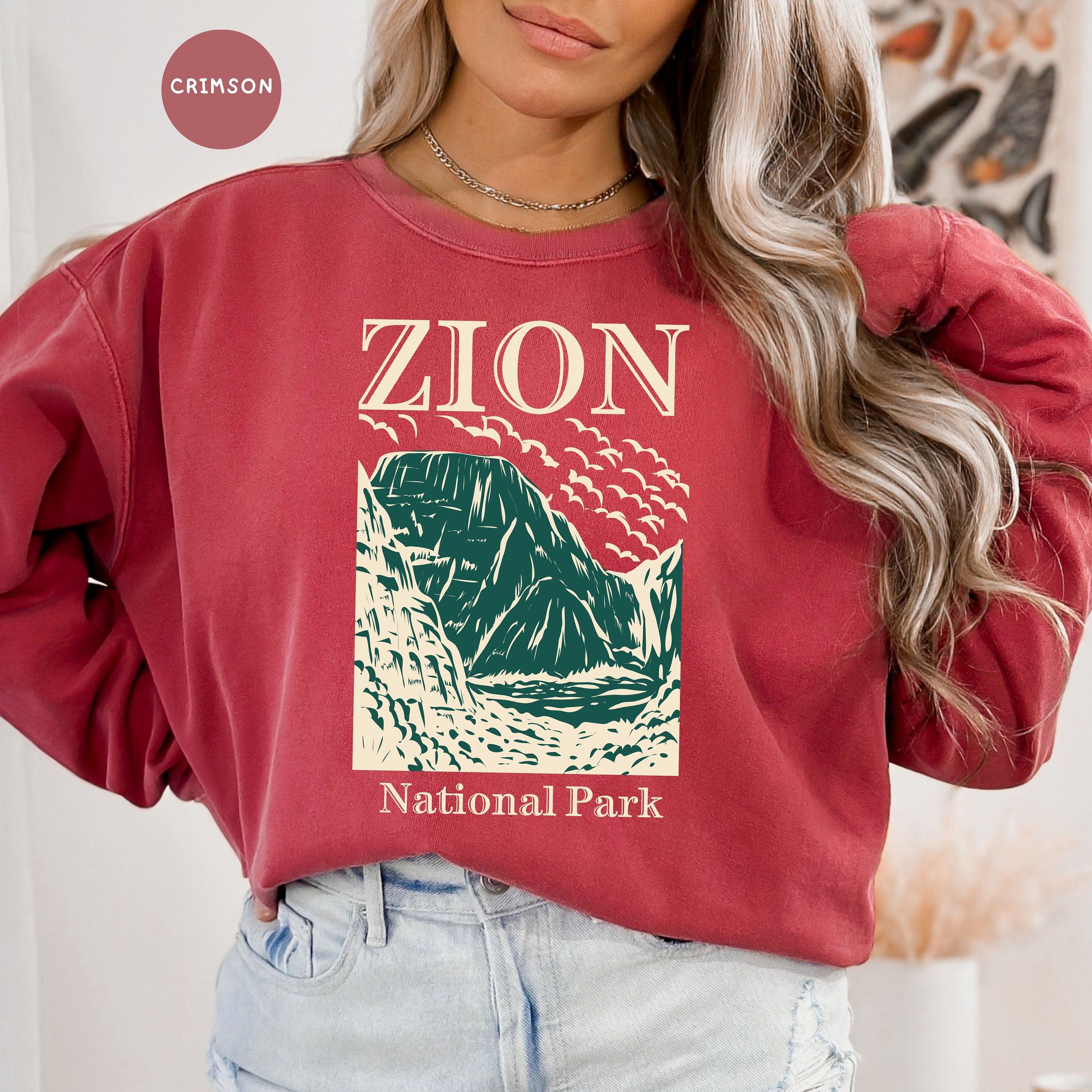 Zion National Park Utah Comfort Colors® Sweatshirt