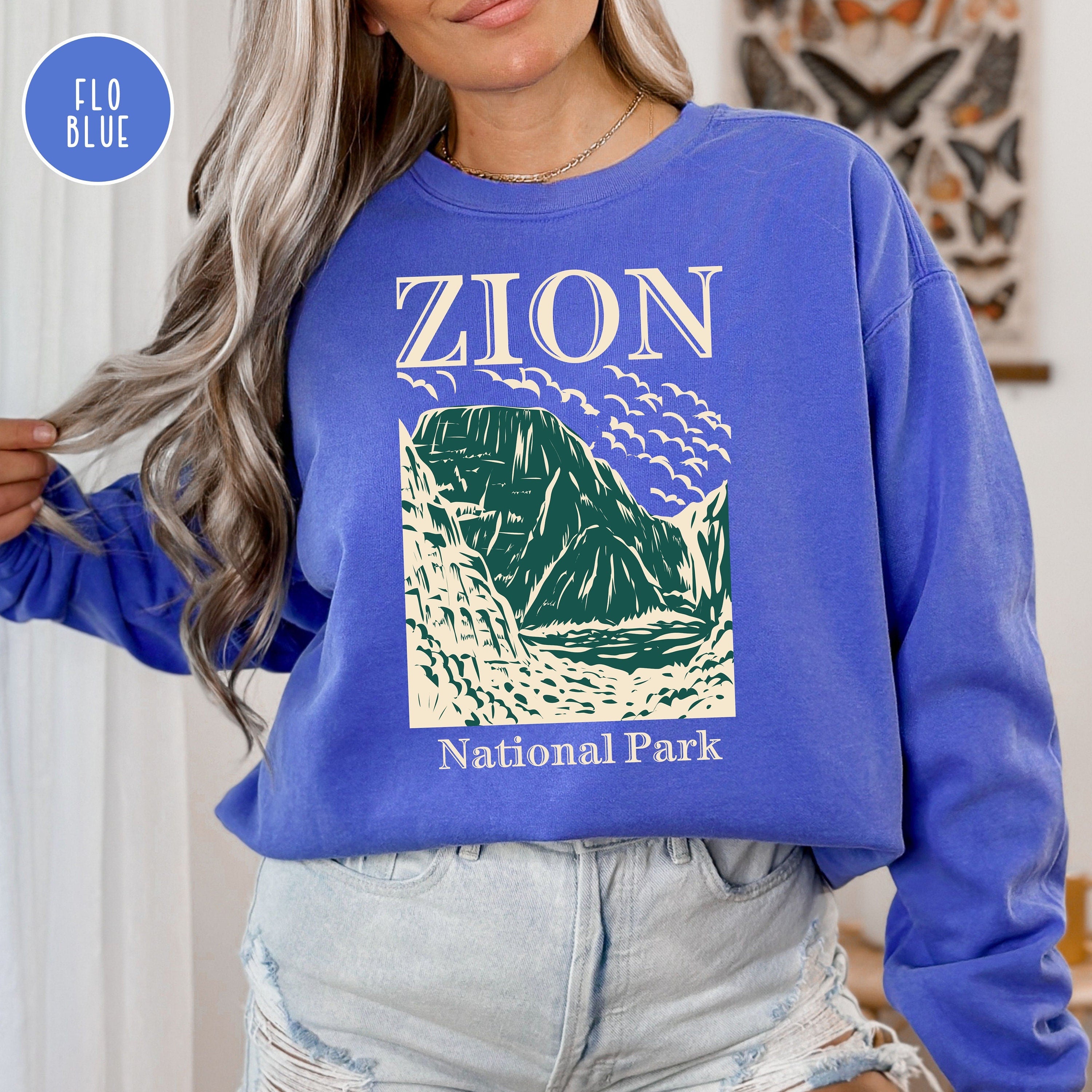 Zion National Park Utah Comfort Colors® Sweatshirt