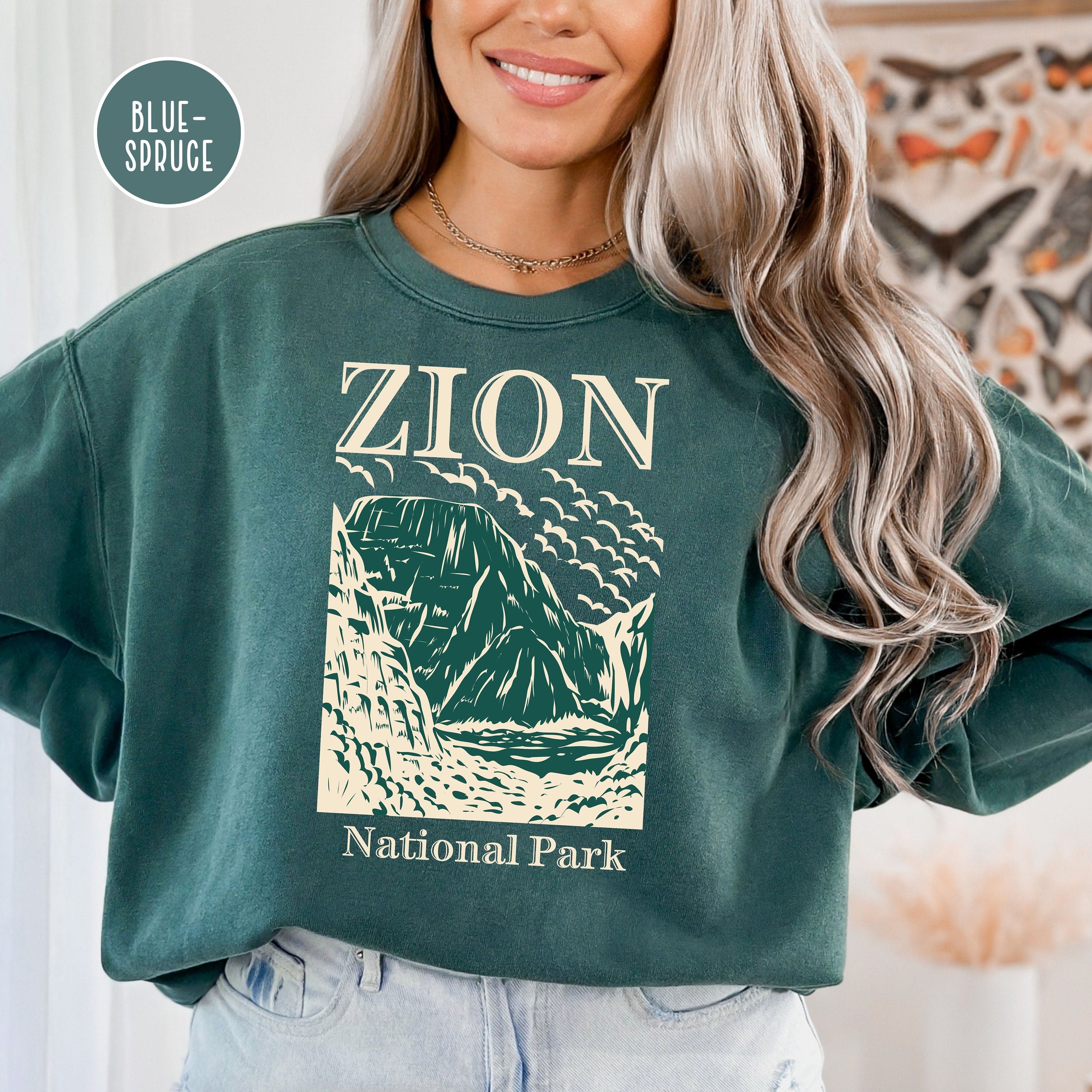 Zion National Park Utah Comfort Colors® Sweatshirt