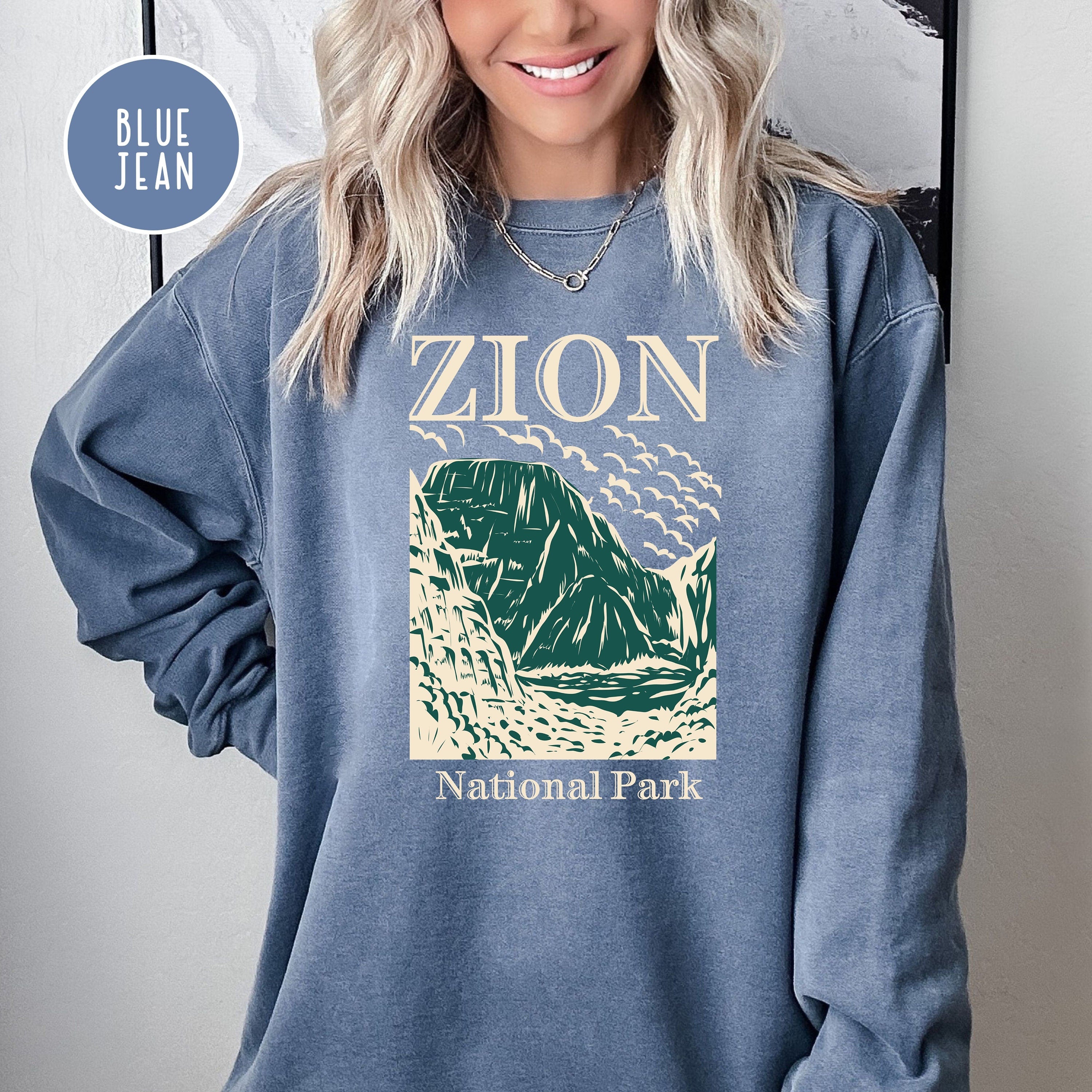 Zion National Park Utah Comfort Colors® Sweatshirt