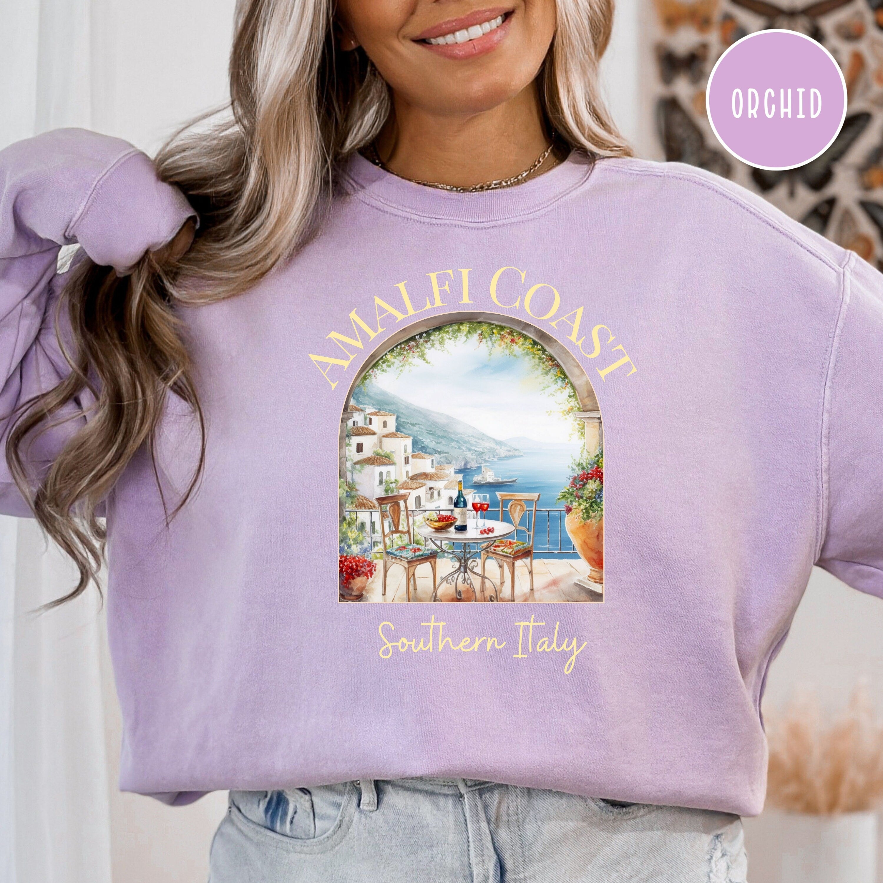 Amalfi Coast Southern Italy Comfort Colors® Sweatshirt