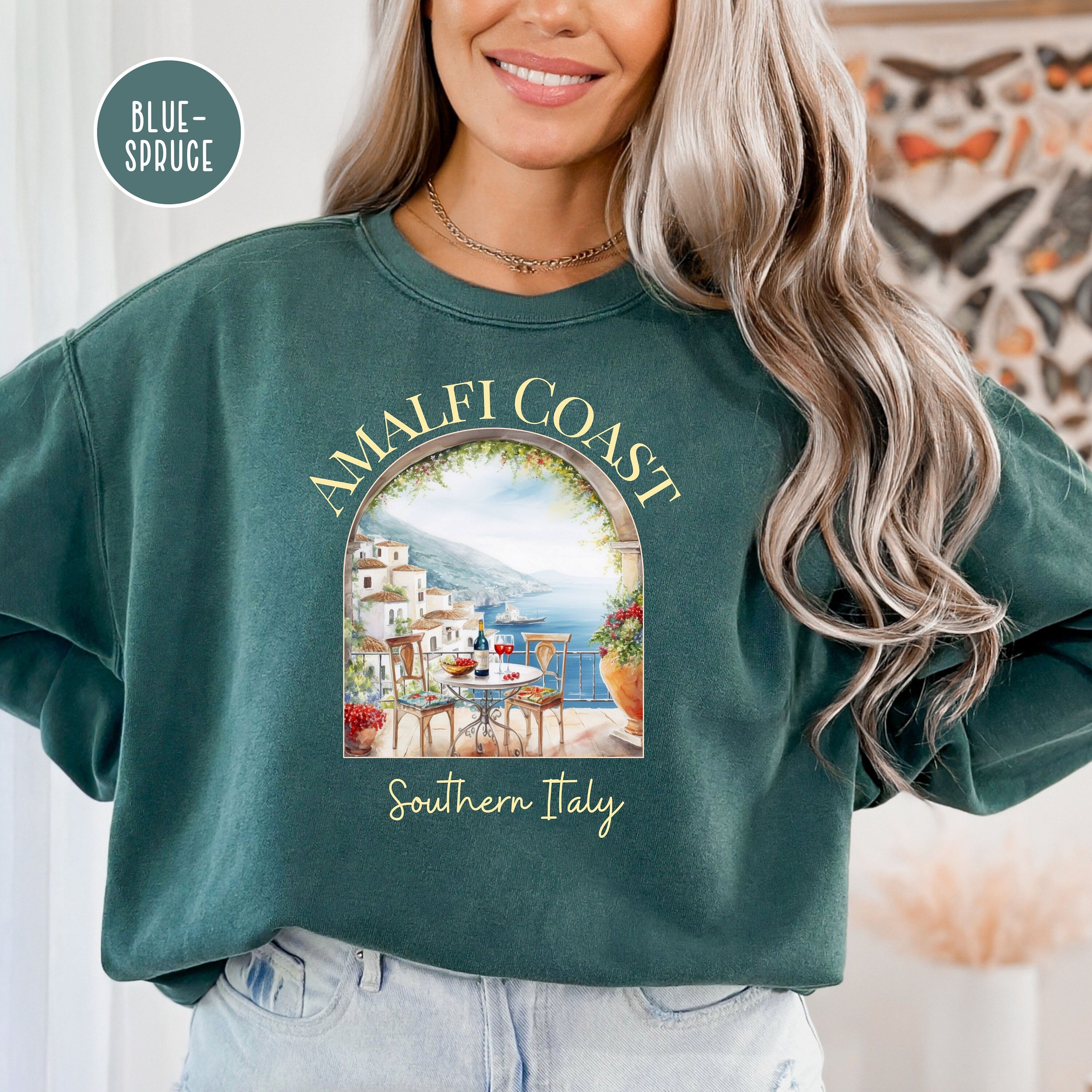 Amalfi Coast Southern Italy Comfort Colors® Sweatshirt