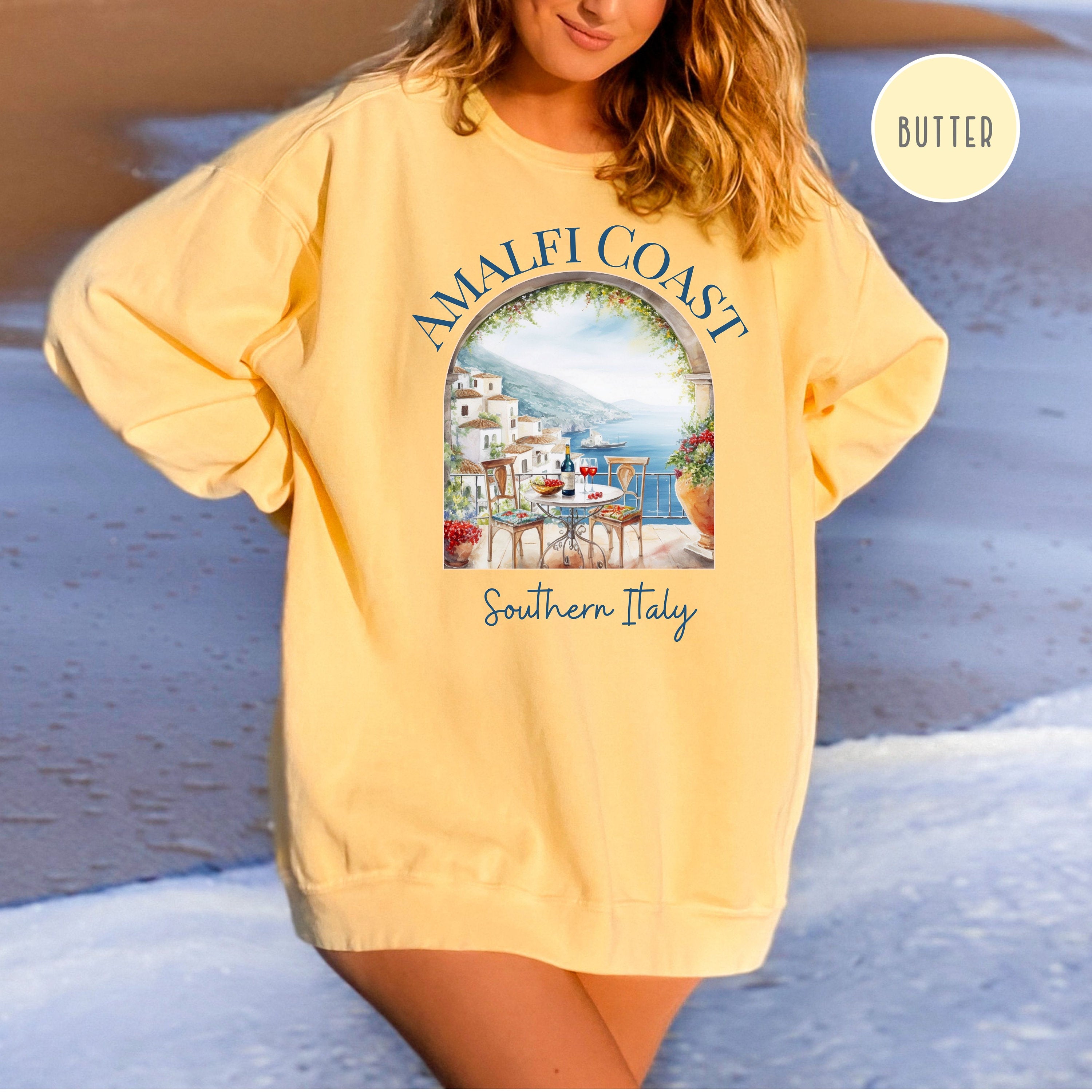 Amalfi Coast Southern Italy Comfort Colors® Sweatshirt