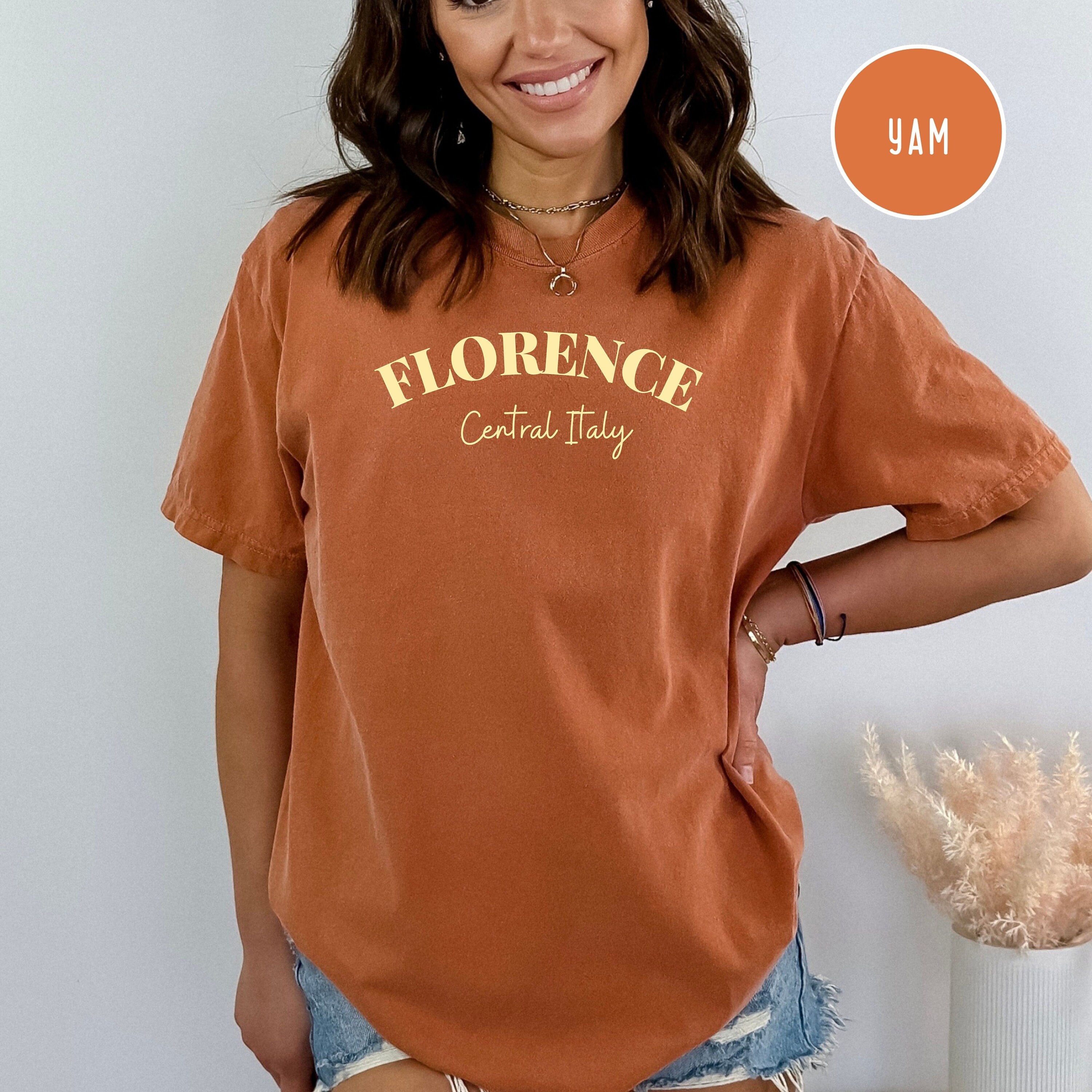 Florence Italy Minimalist Elegant Comfort Colors® Tee