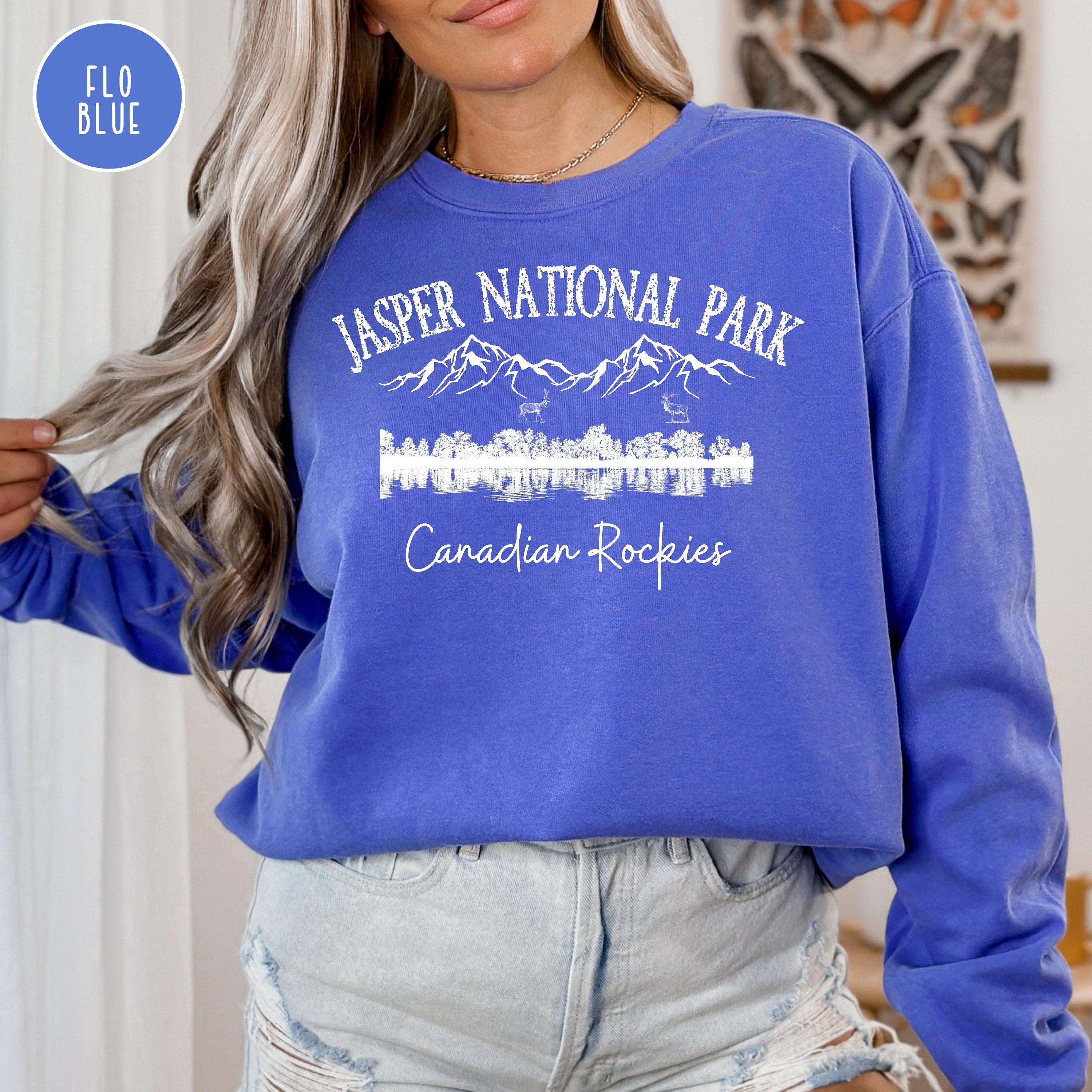 Jasper National Park Canadian Rockies Comfort Colors® Sweatshirt