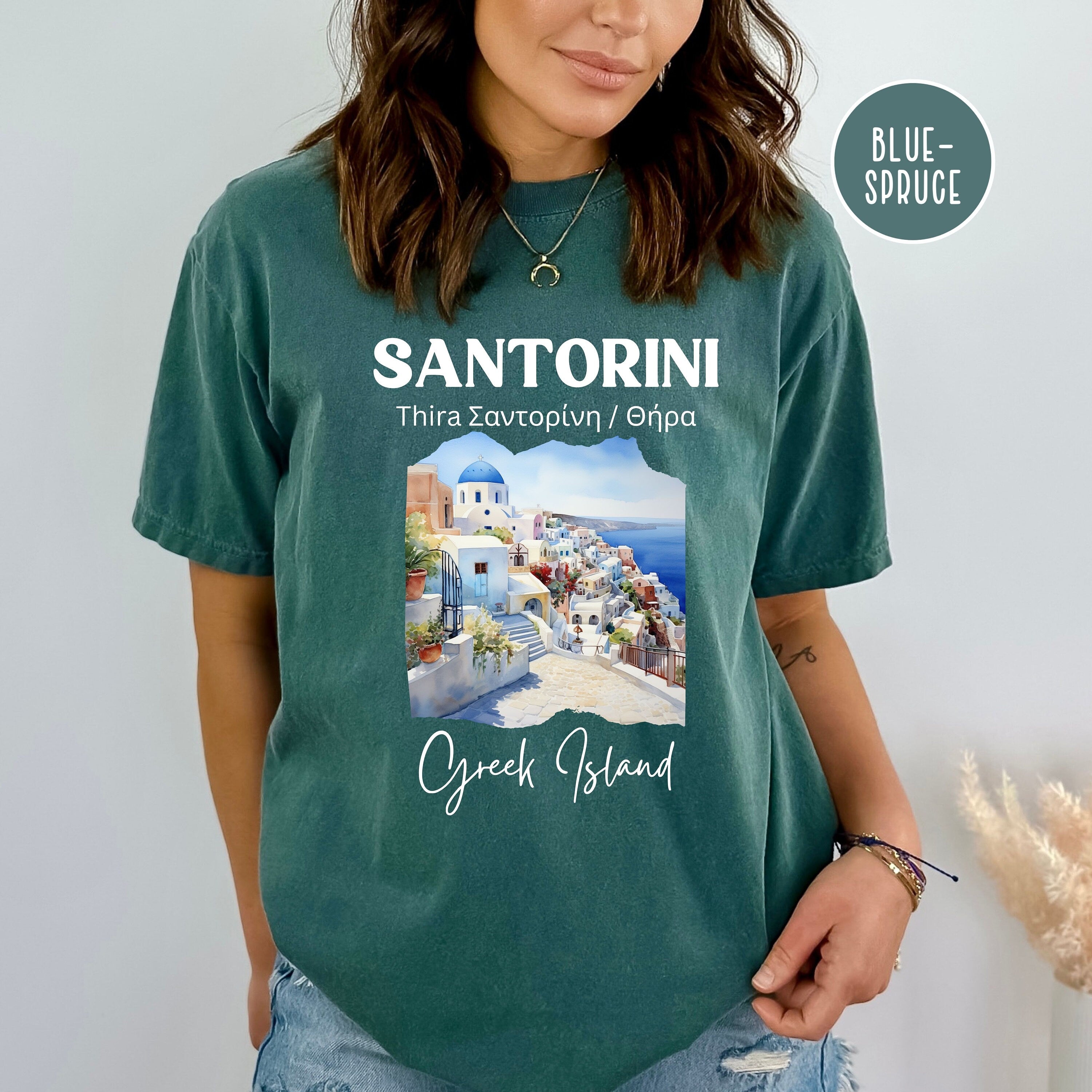 Santorini Greece Comfort Colors® Tee