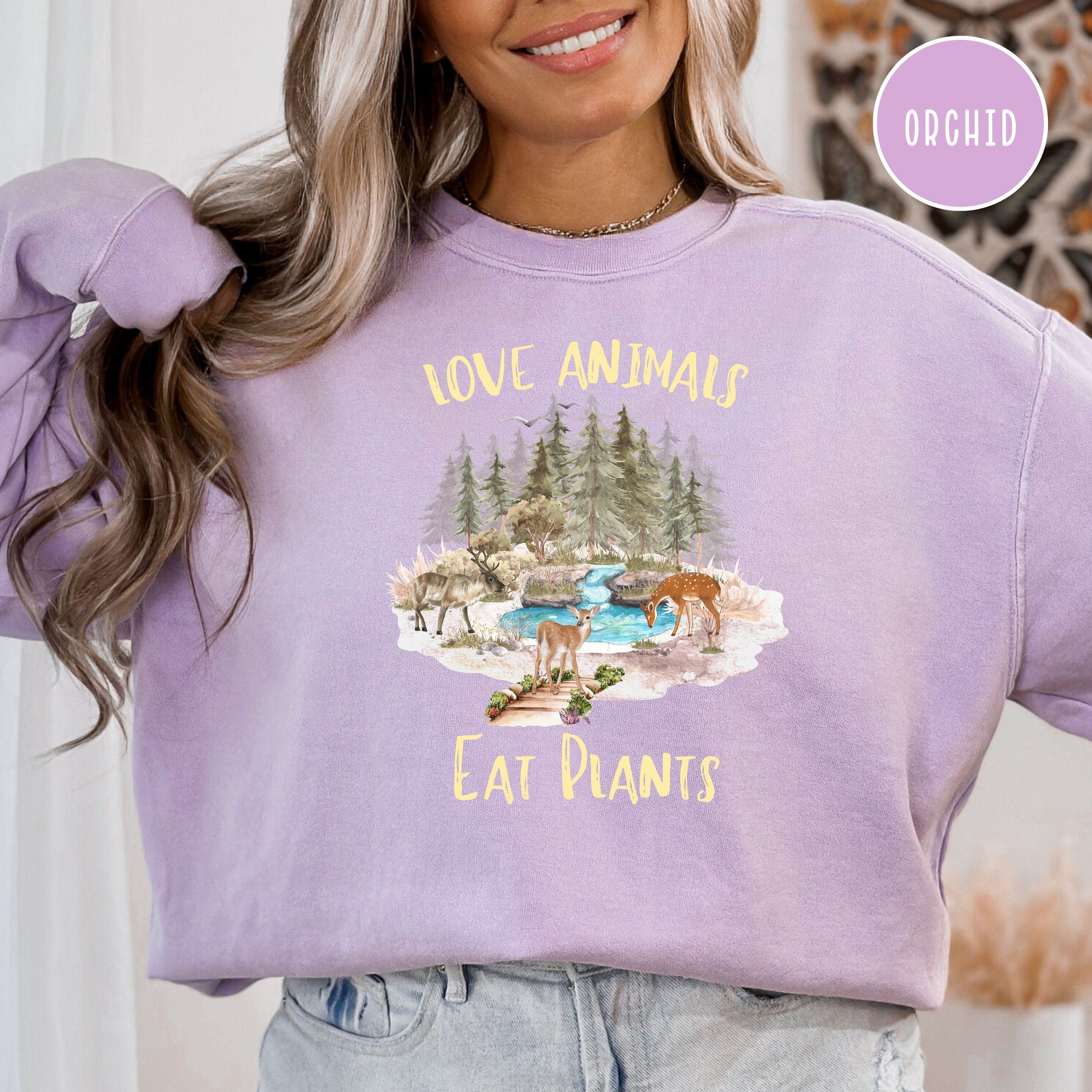 Love Animals Eat Plants Comfort Colors® Sweatshirt