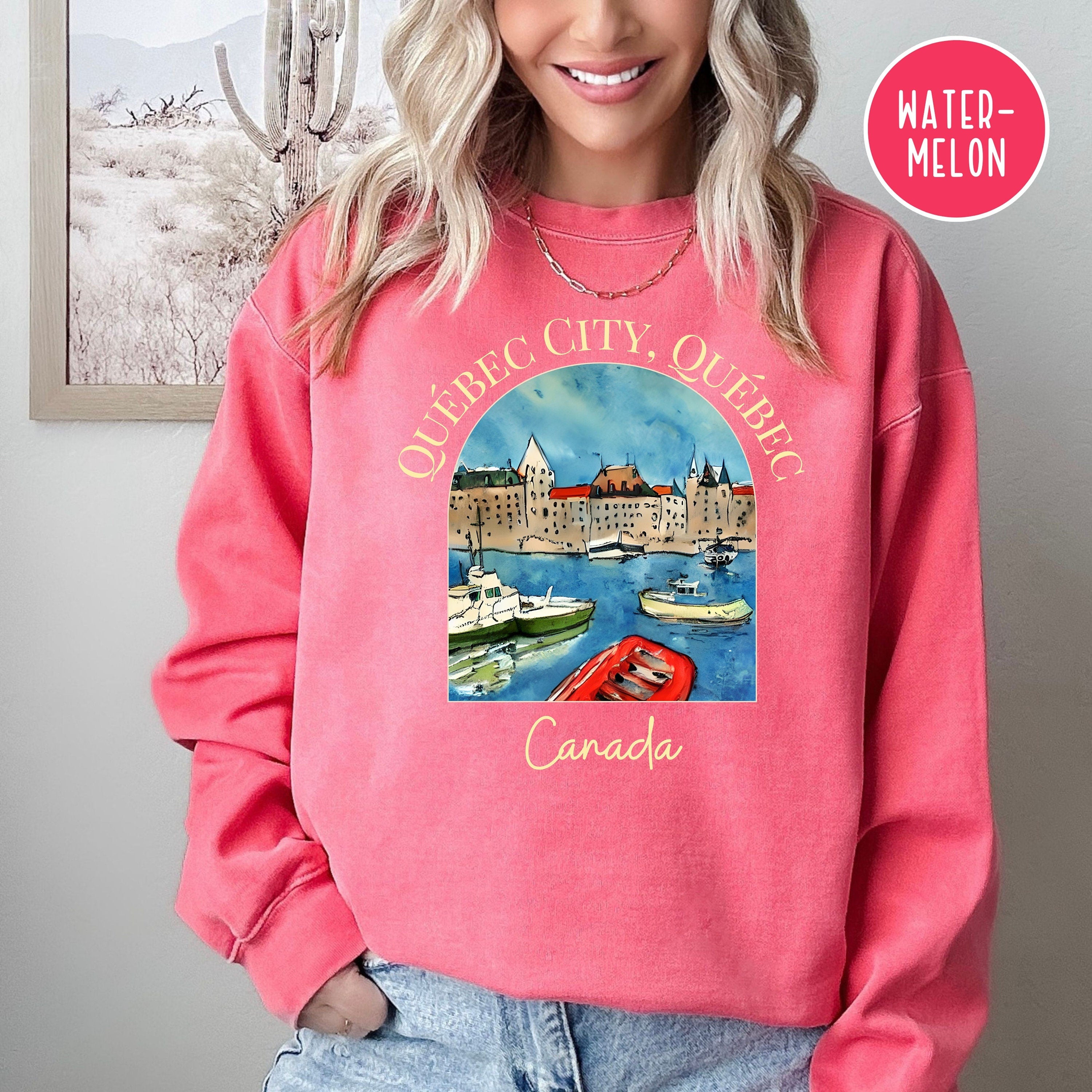 Quebec City Canada Comfort Colors® Sweatshirt
