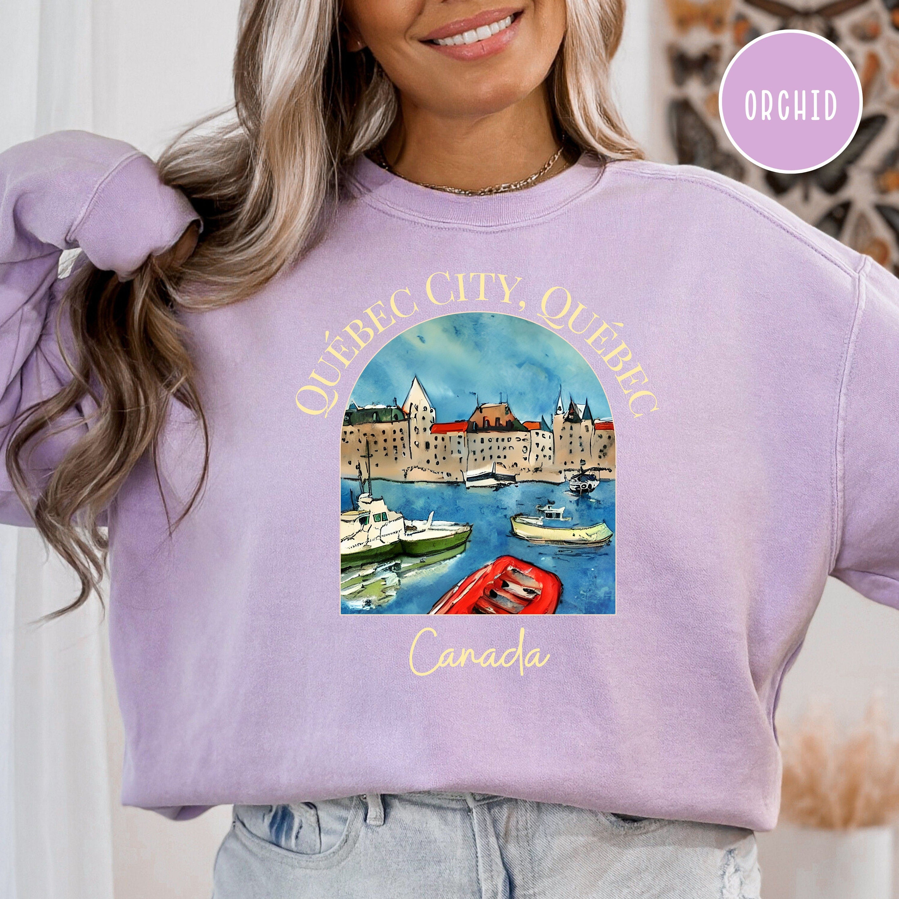 Quebec City Canada Comfort Colors® Sweatshirt