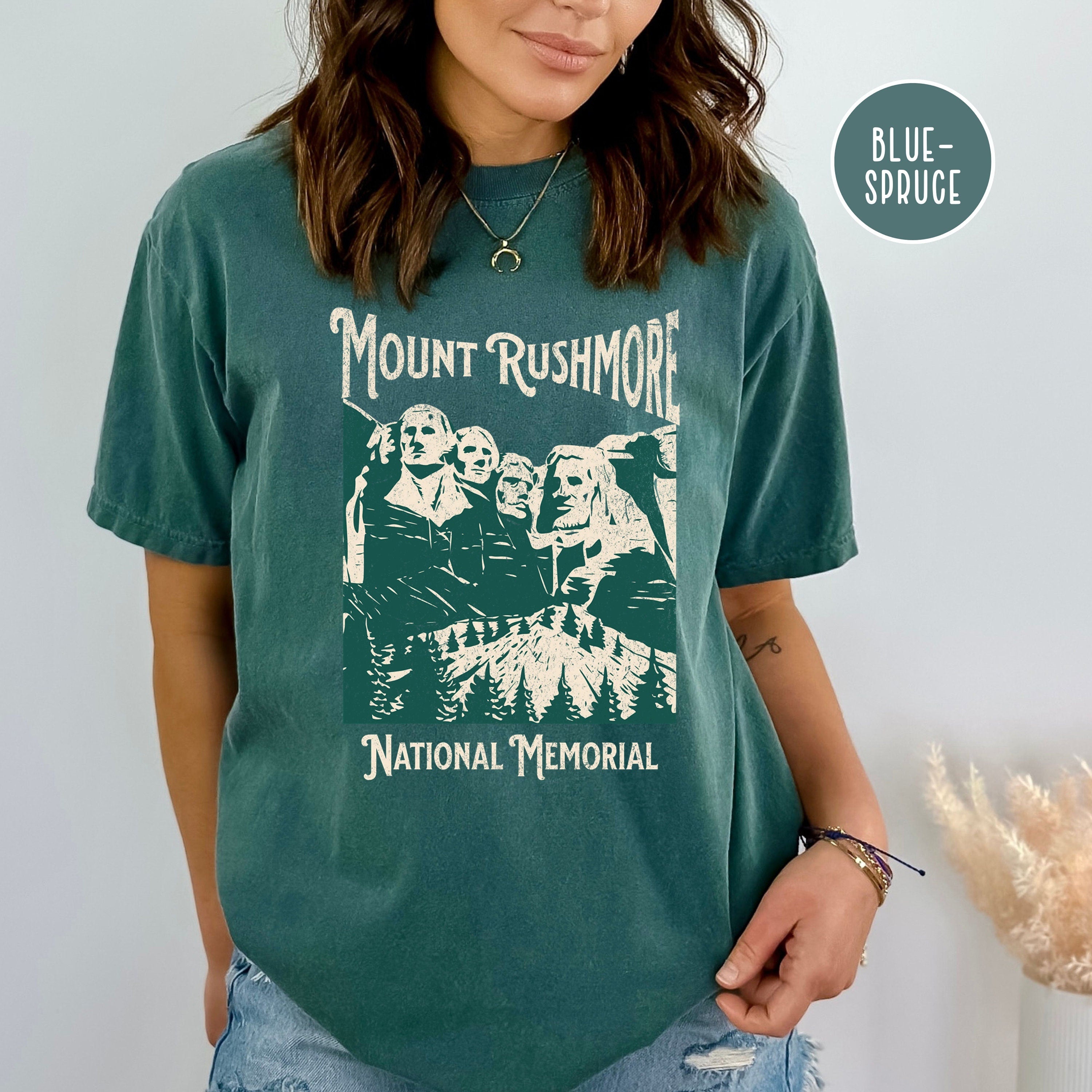 Mount Rushmore Grunge Style Comfort Colors® Tee