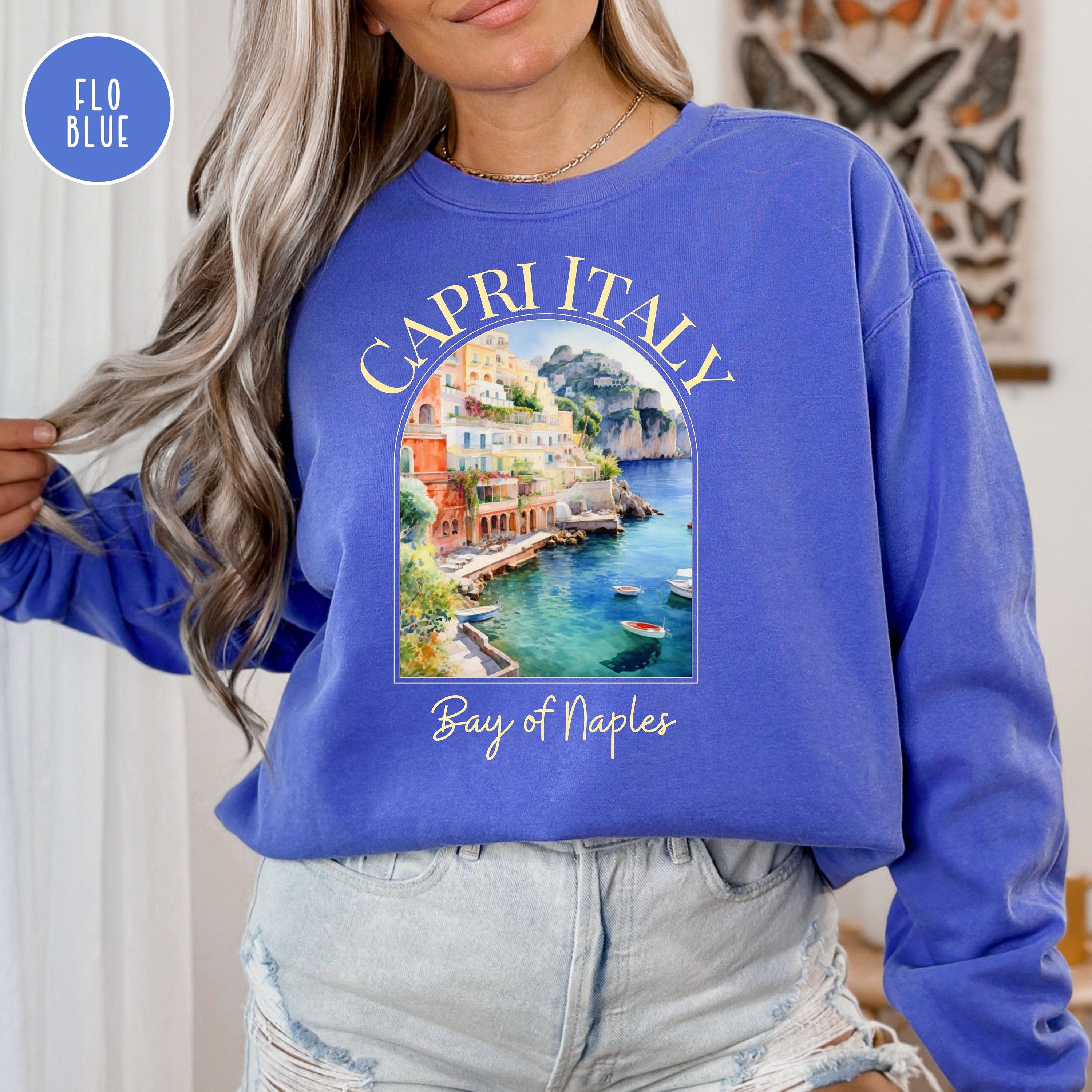 Capri Italy Comfort Colors® Sweatshirt Gift