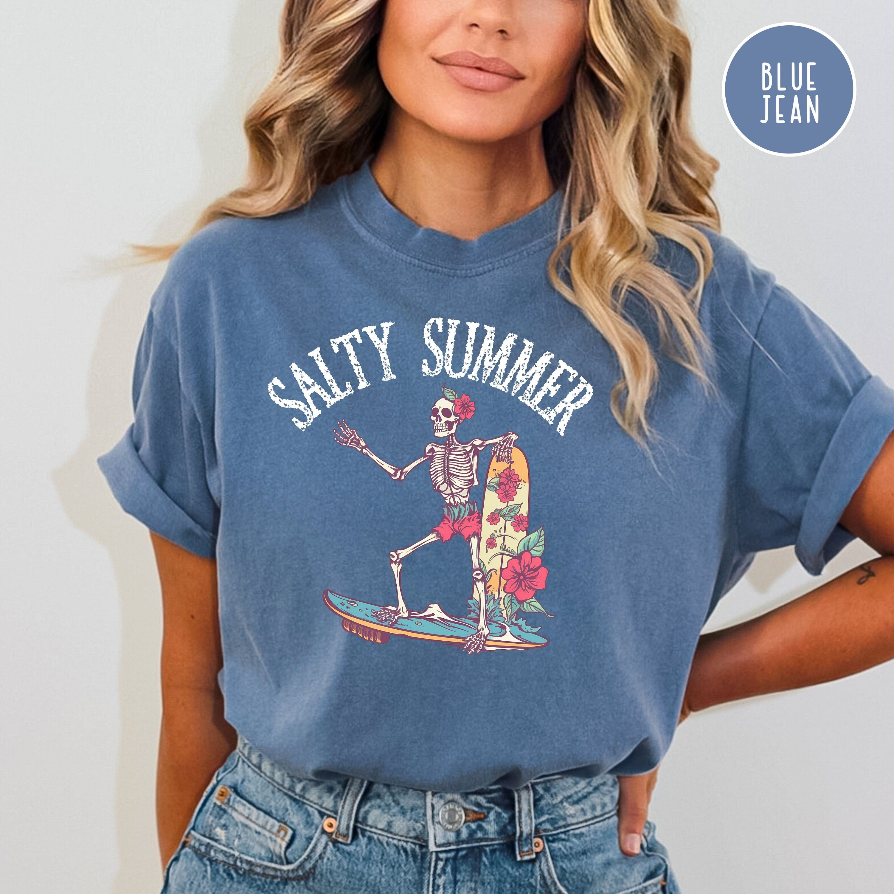 Salty Summer Grunge Comfort Colors Tee