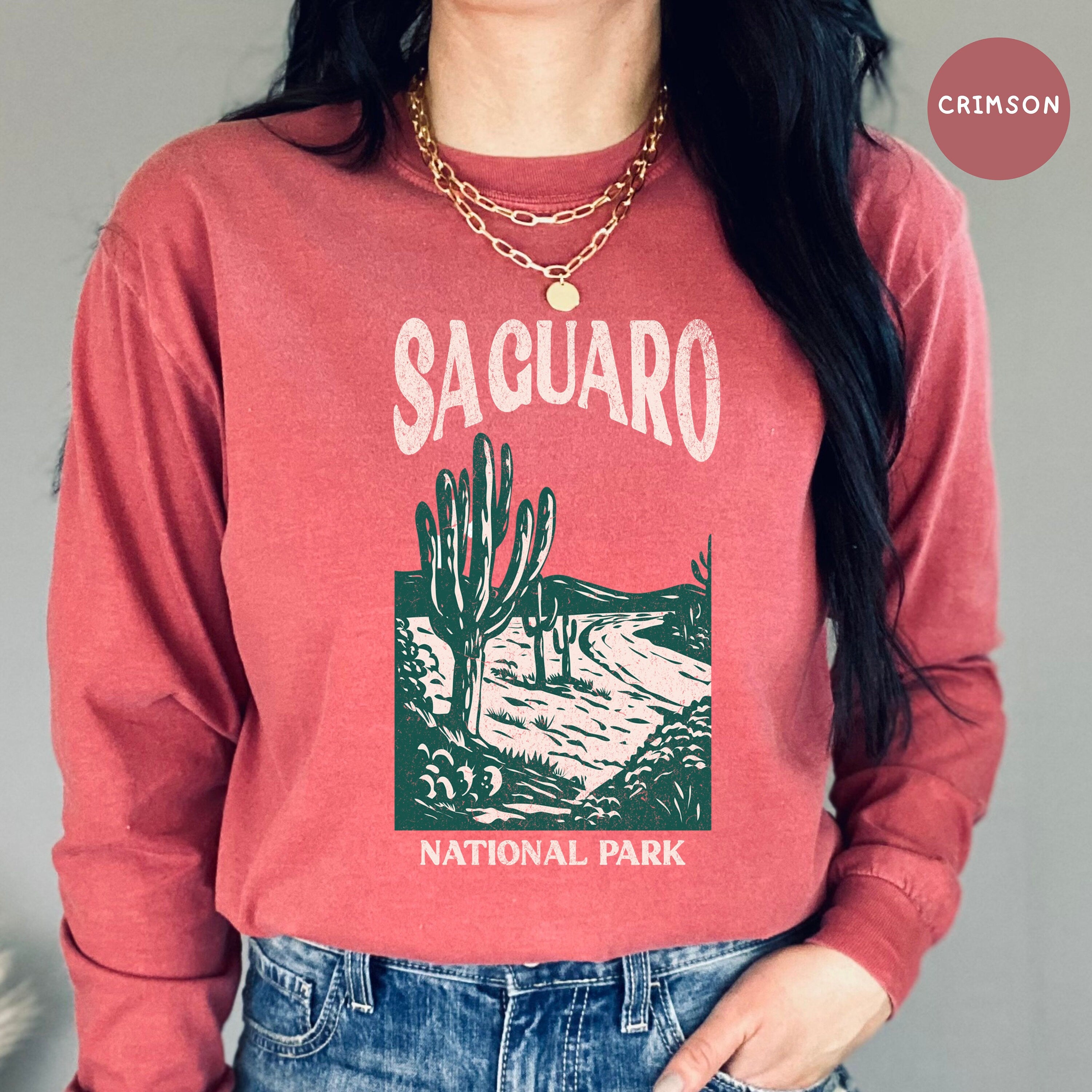 Saguaro National Arizona Park Grunge Style Comfort Colors® Tee