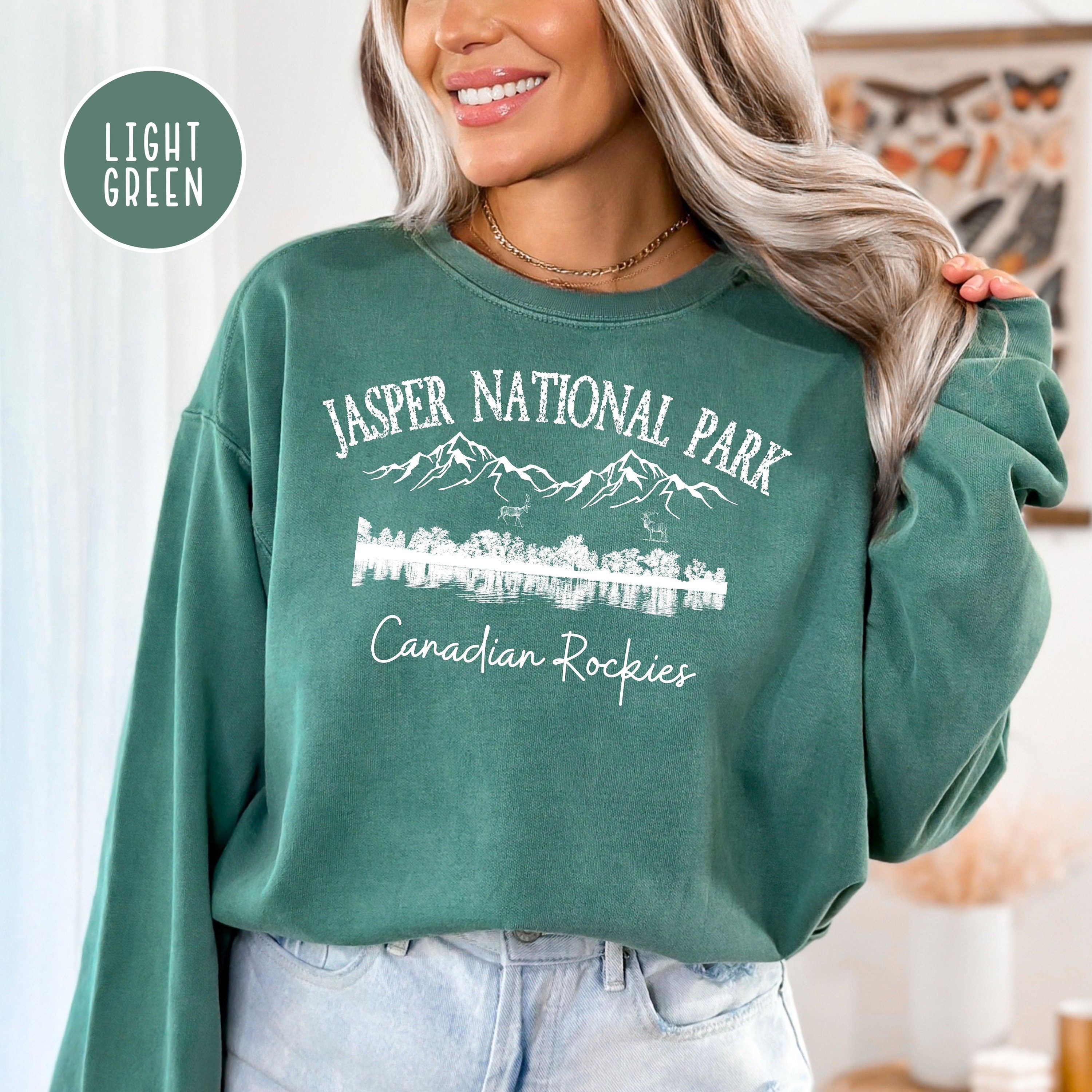 Jasper National Park Canadian Rockies Comfort Colors® Sweatshirt