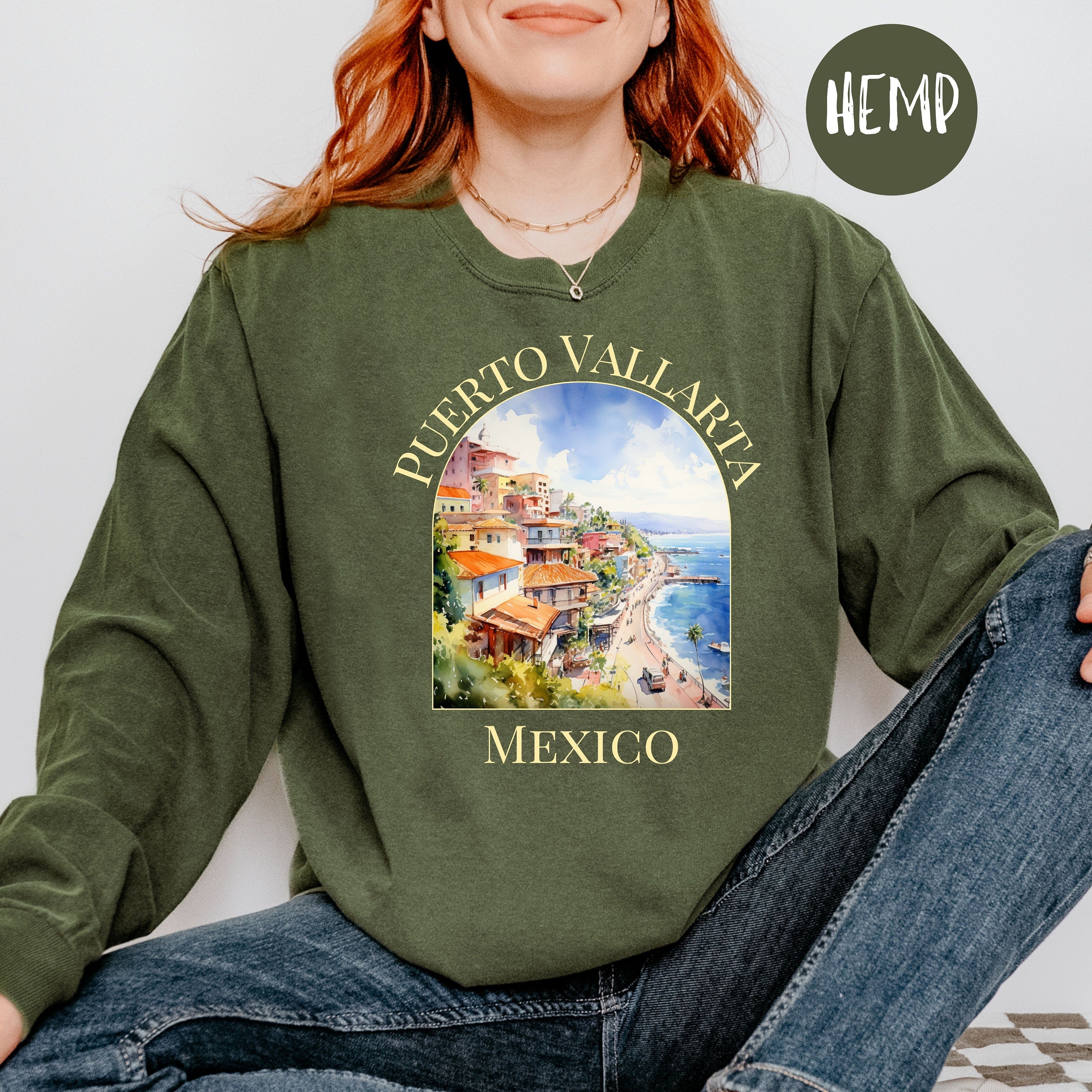 Puerto Vallarta Comfort Colors® Long Sleeve Tee