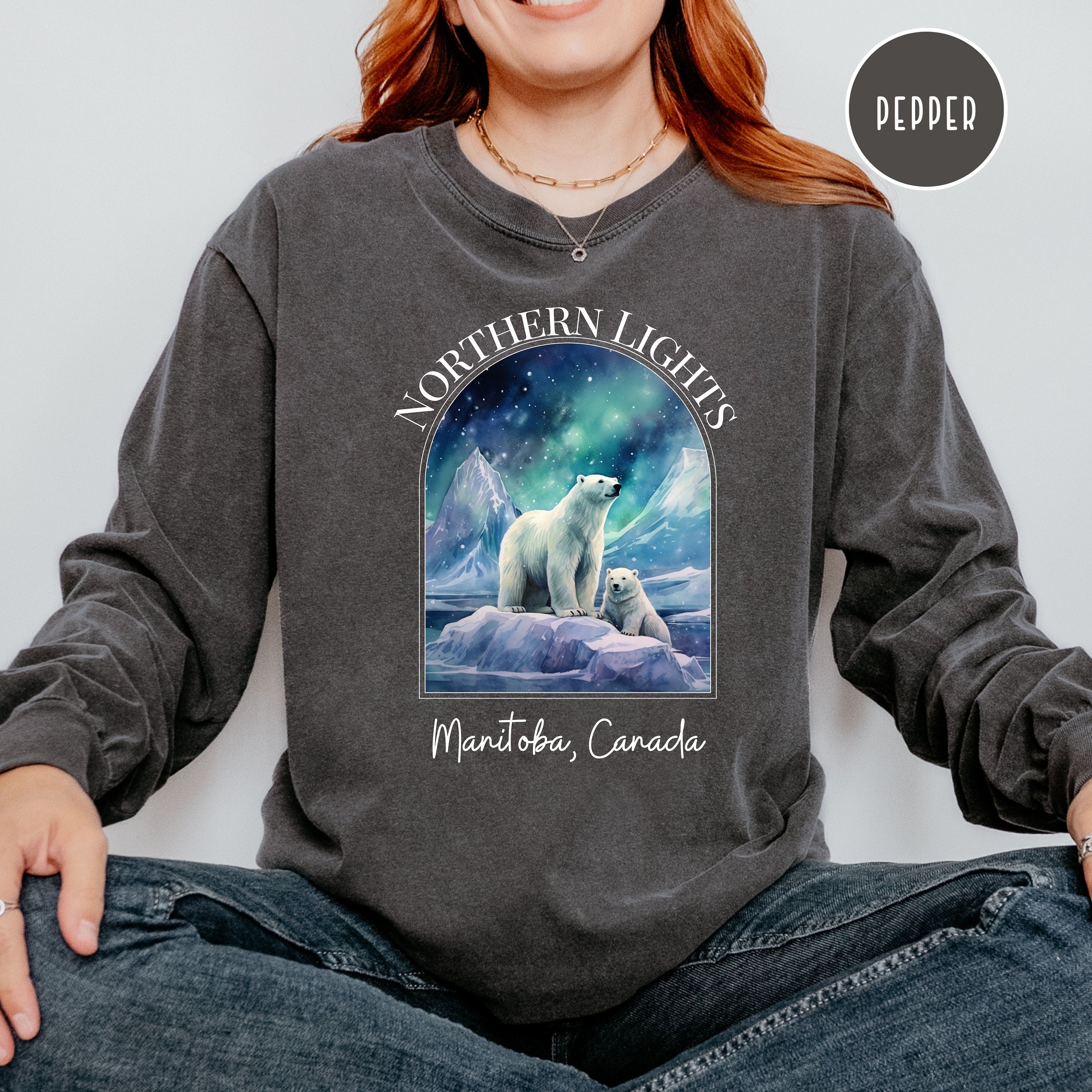 Northern Lights Comfort Colors® Long Sleeve Tee