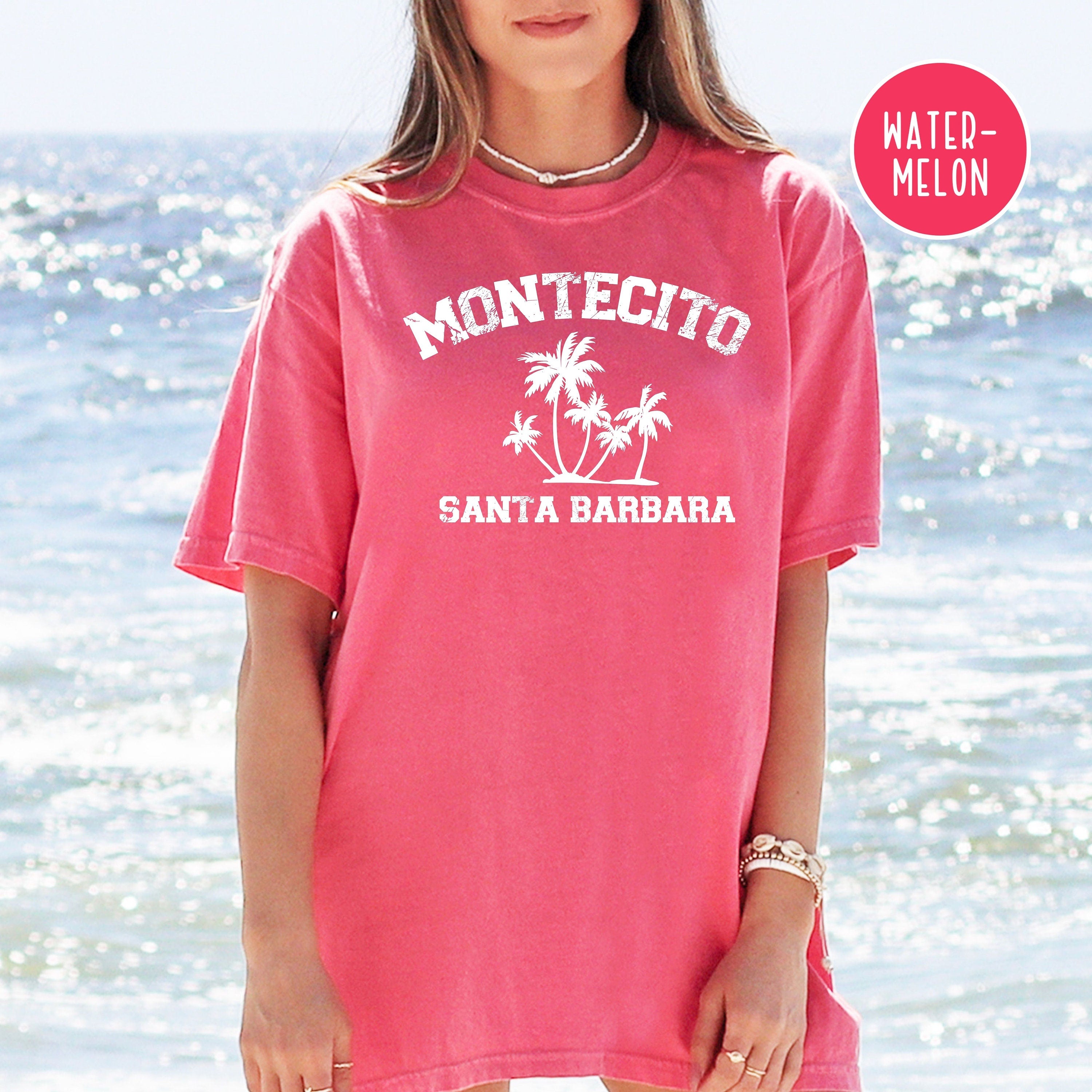 Montecito Santa Barbara Comfort Colors Beach Tee