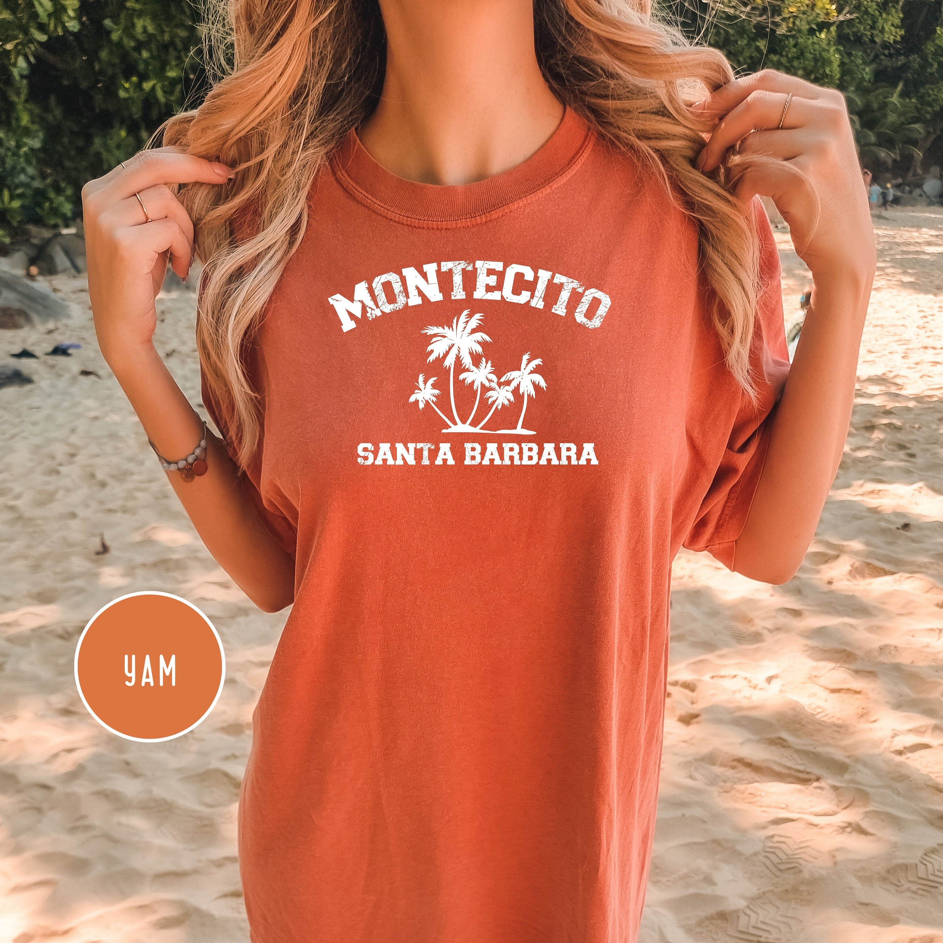 Montecito Santa Barbara Comfort Colors Beach Tee