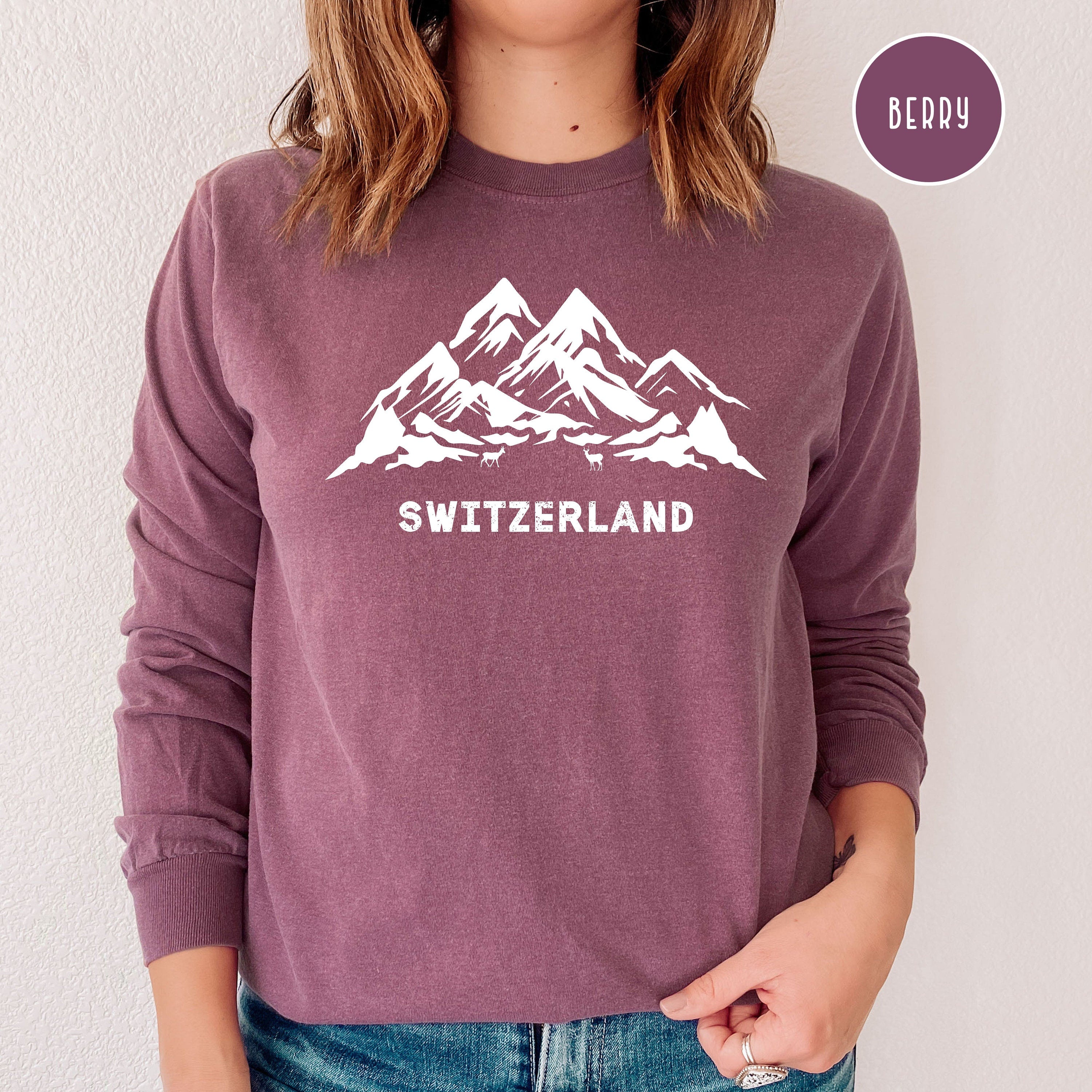 Switzerland Comfort Colors® Long Sleeve Tee