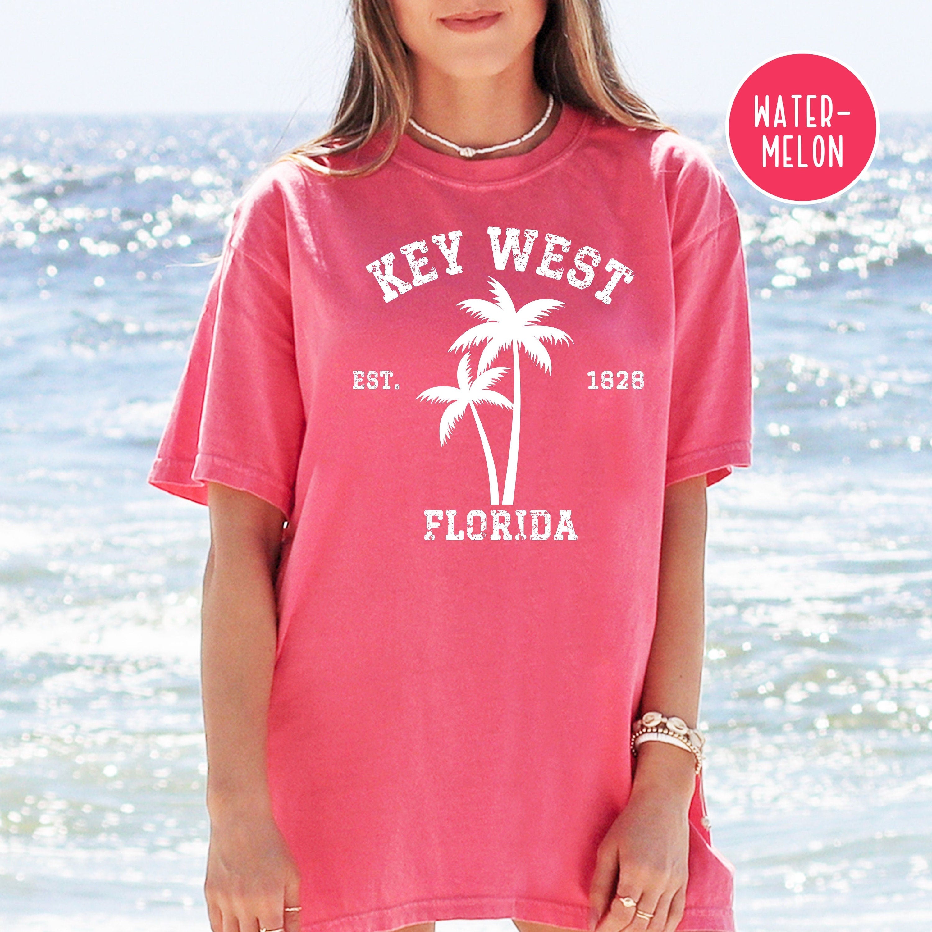 Key West Florida Grunge Style Comfort Colors® Tee