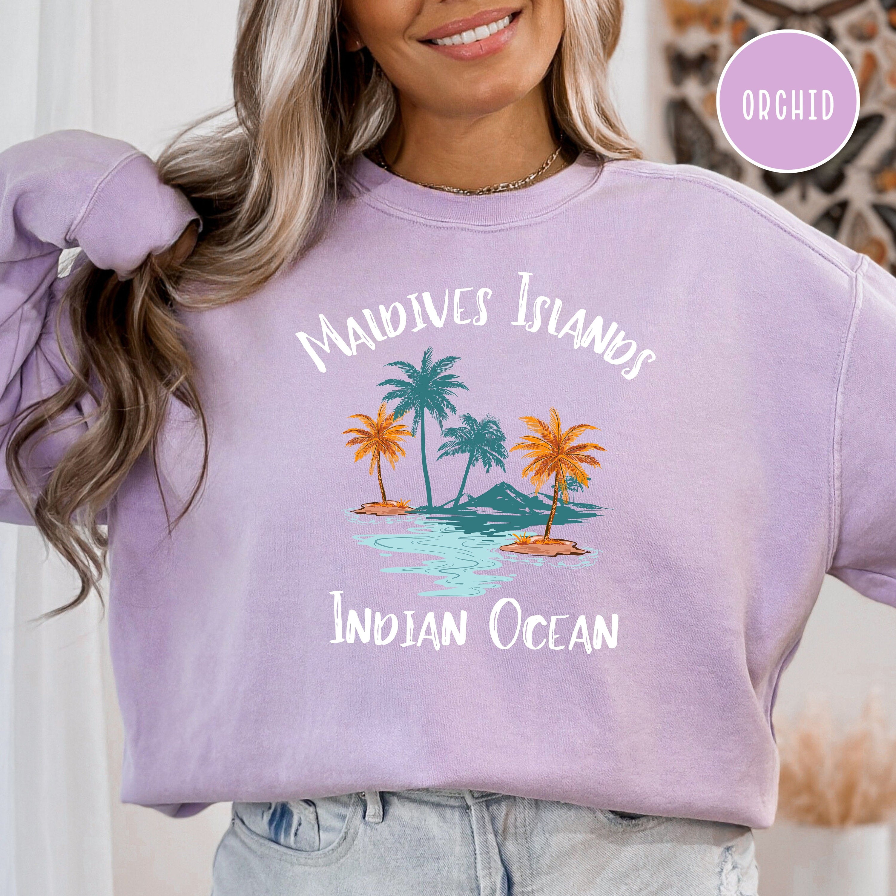 Maldives Indian Ocean Vacation Comfort Colors® Sweatshirt