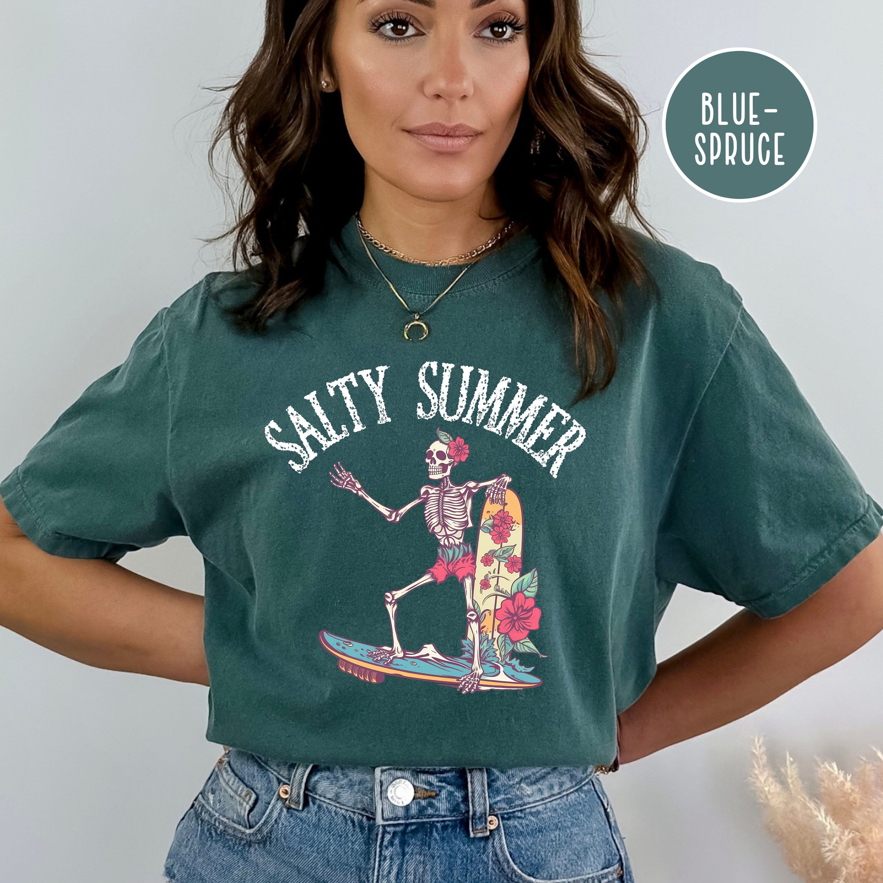 Salty Summer Grunge Comfort Colors Tee