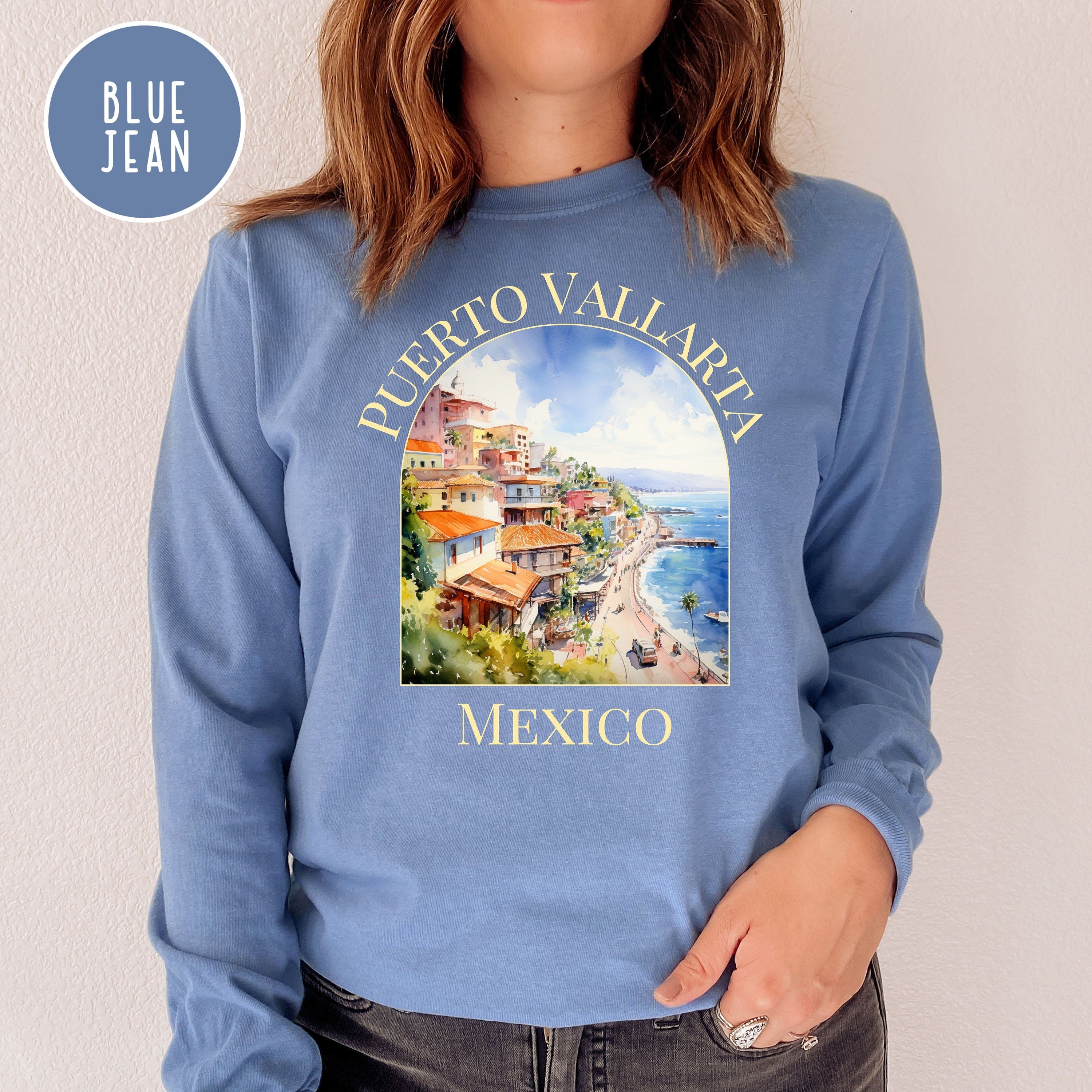 Puerto Vallarta Comfort Colors® Long Sleeve Tee
